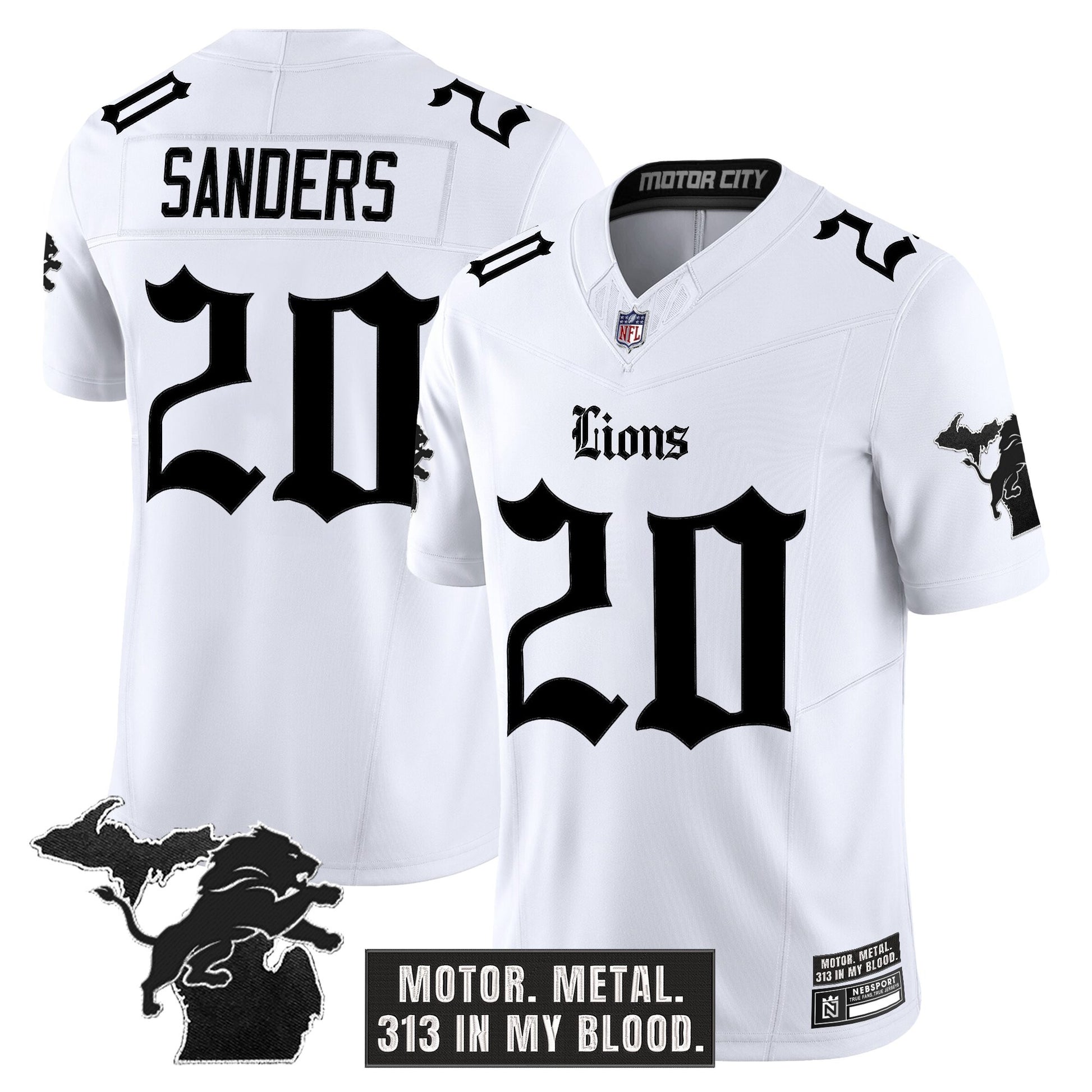 White - Barry Sanders