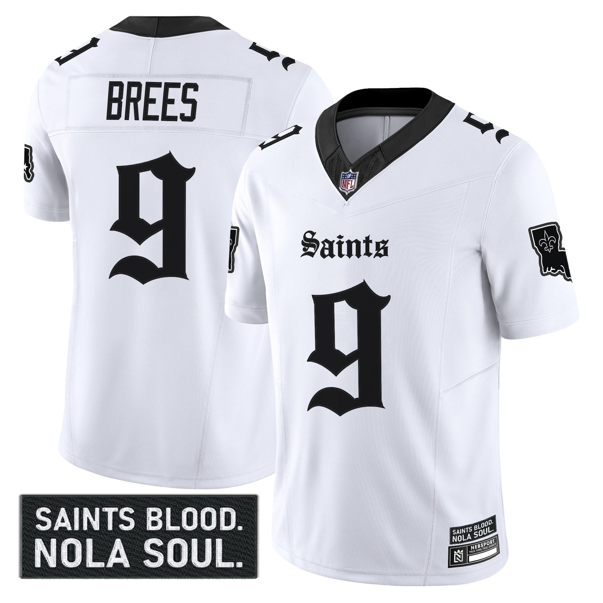 White - Drew Brees