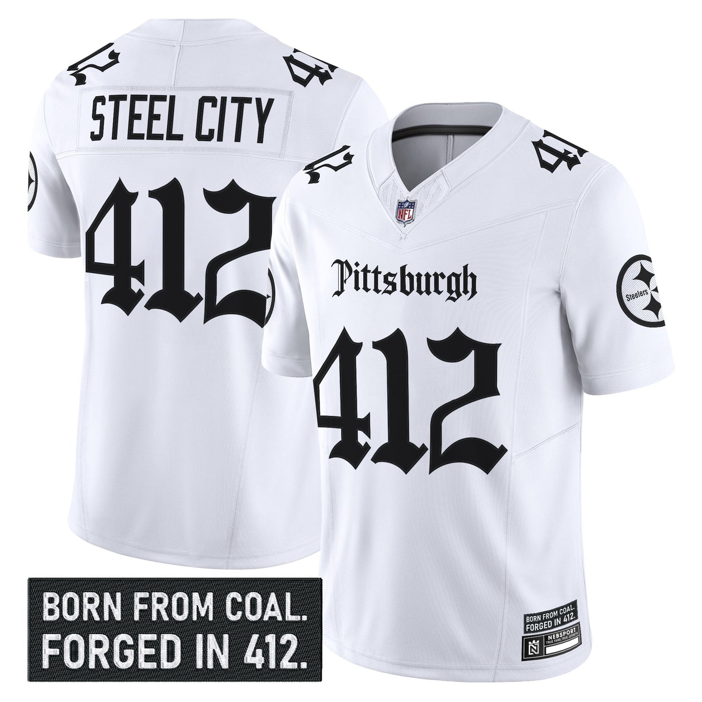 White - Steel City 412