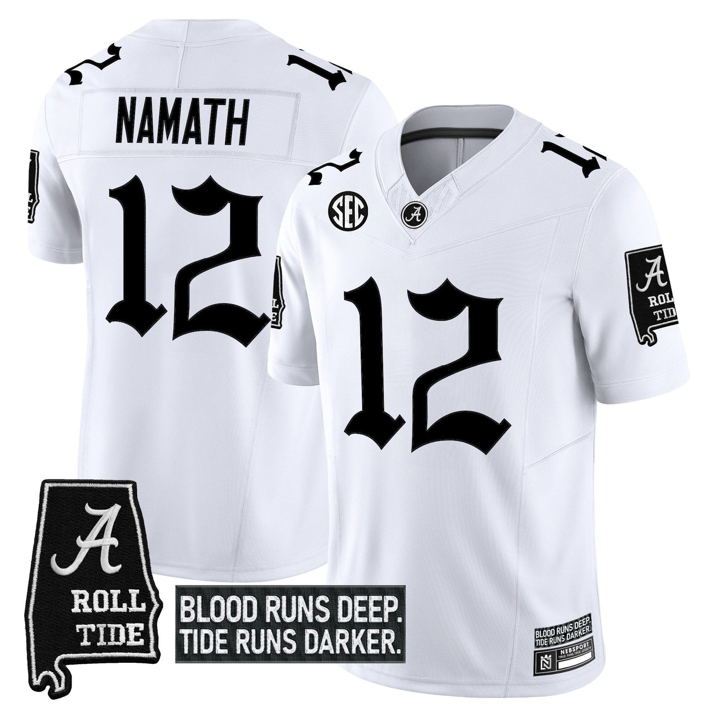 White - Joe Namath