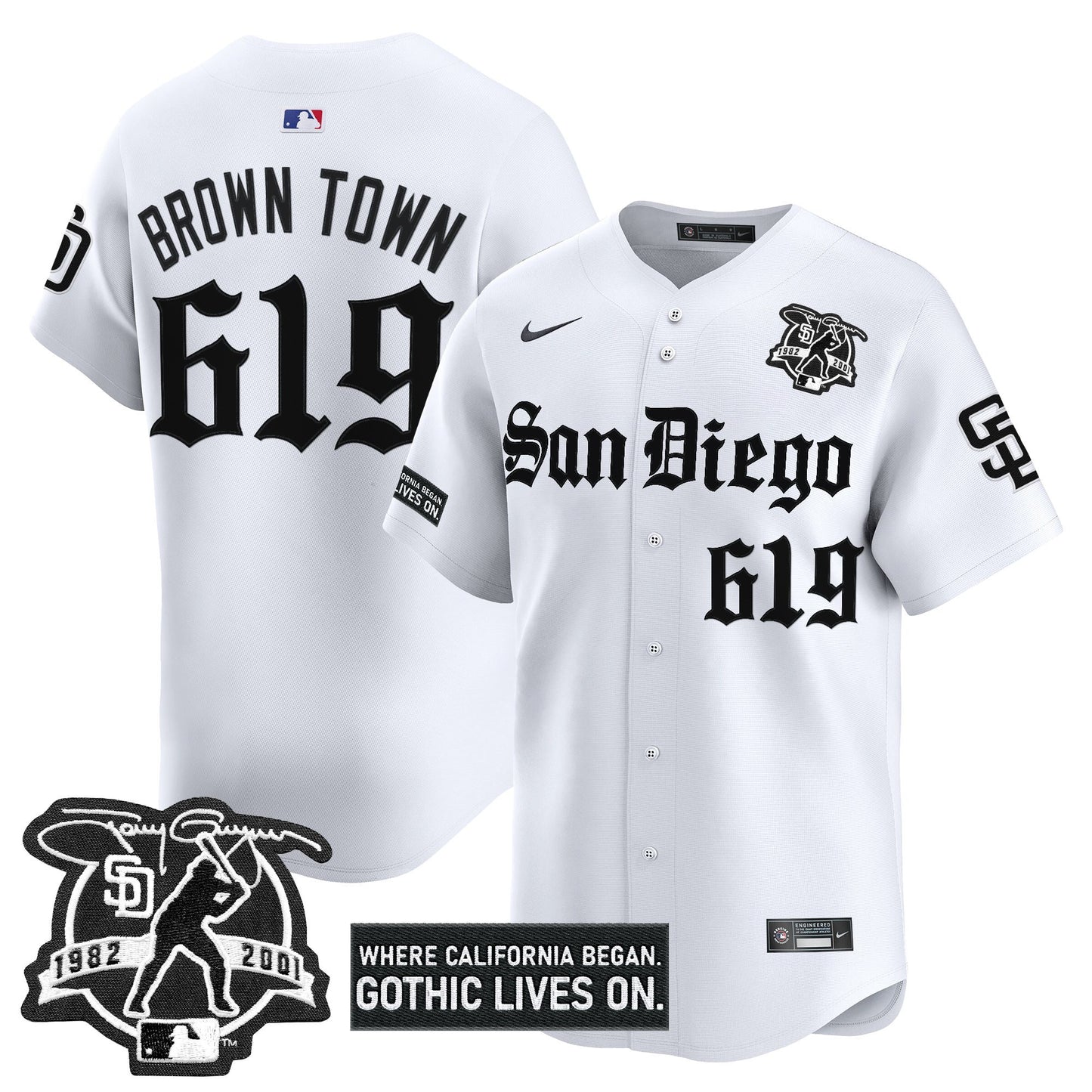 White - Brown Town 619