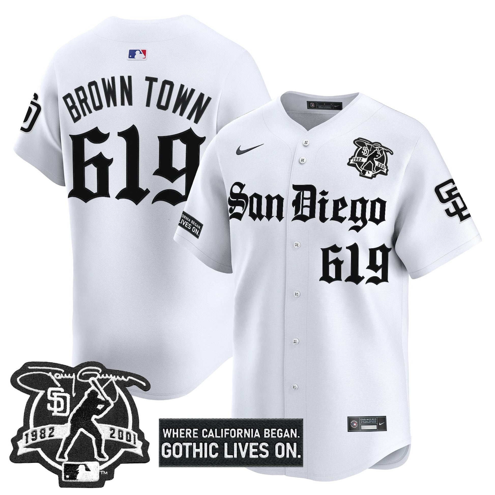 White - Brown Town 619