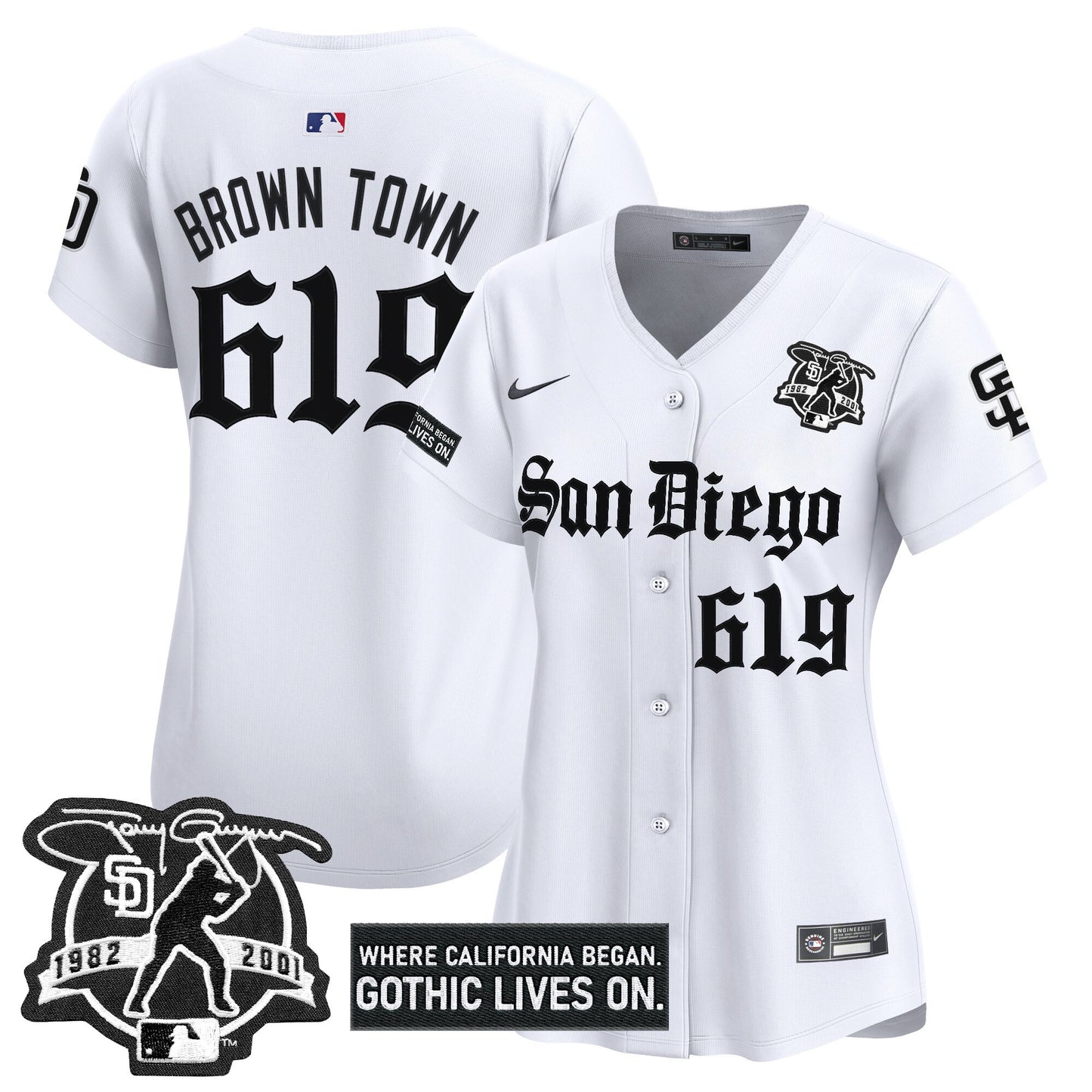 White - Brown Town 619