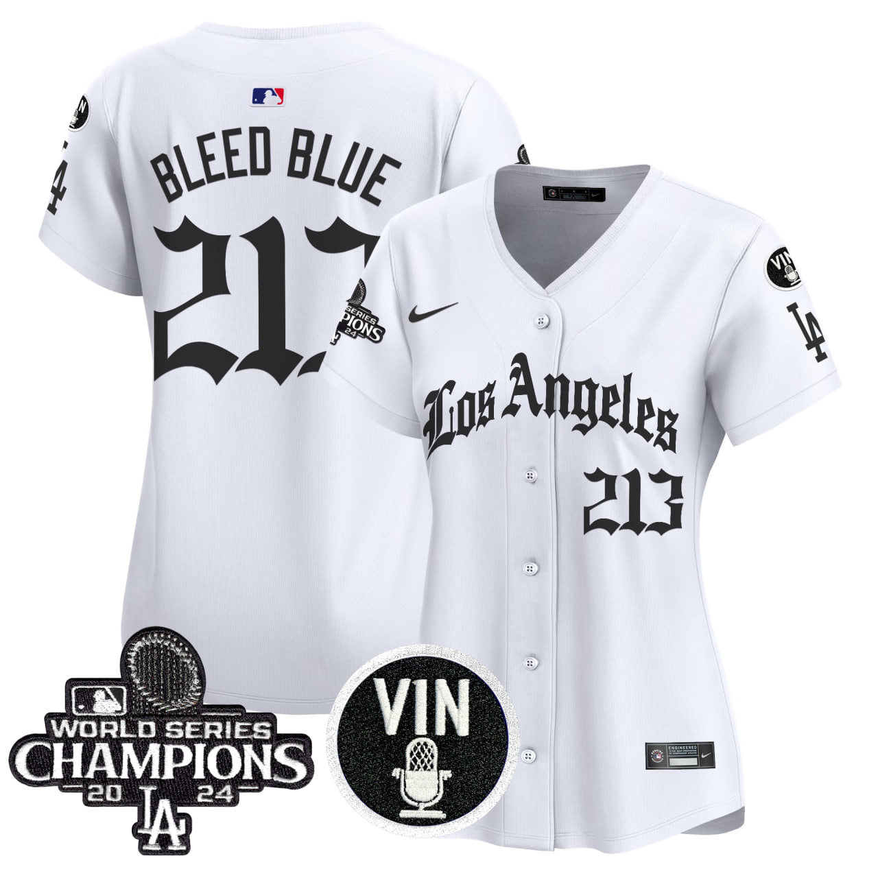 White - Bleed Blue 213