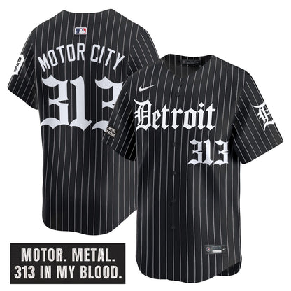 Black Pinstripe - Motor City 313