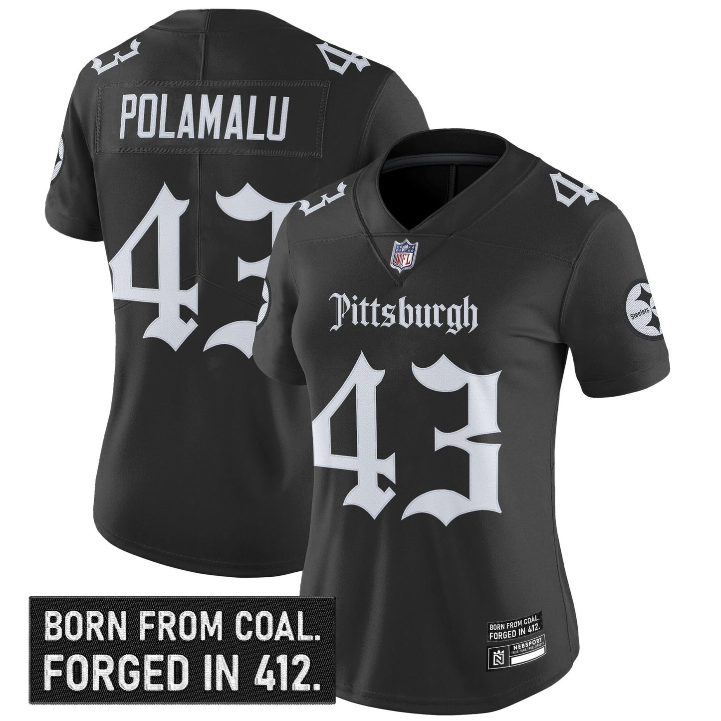 Black - Troy Polamalu