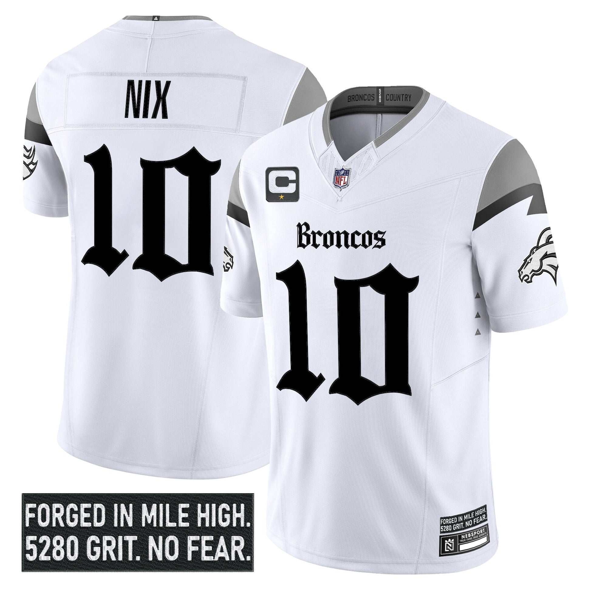 White - Bo Nix