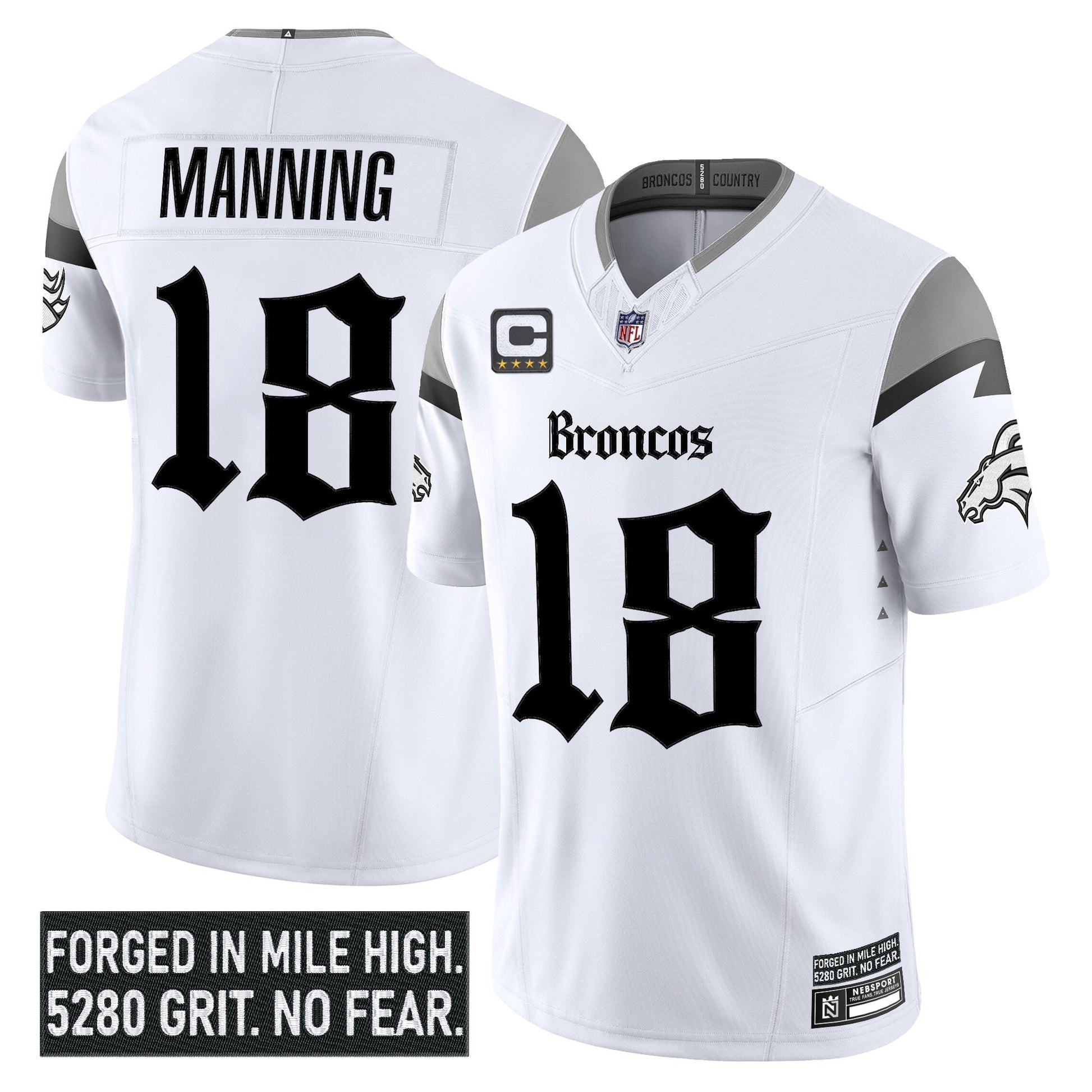 White - Peyton Manning