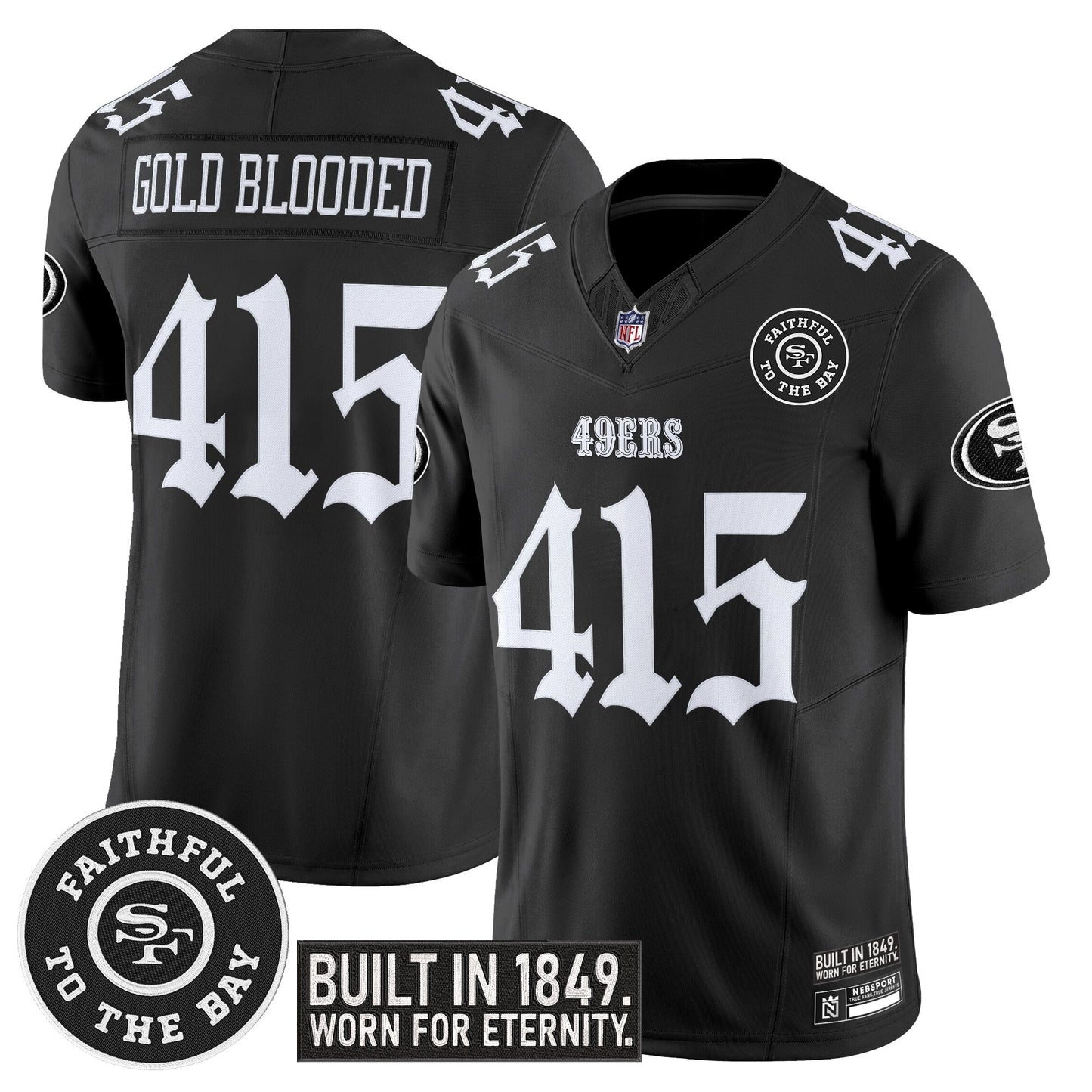Black - Gold Blooded 415