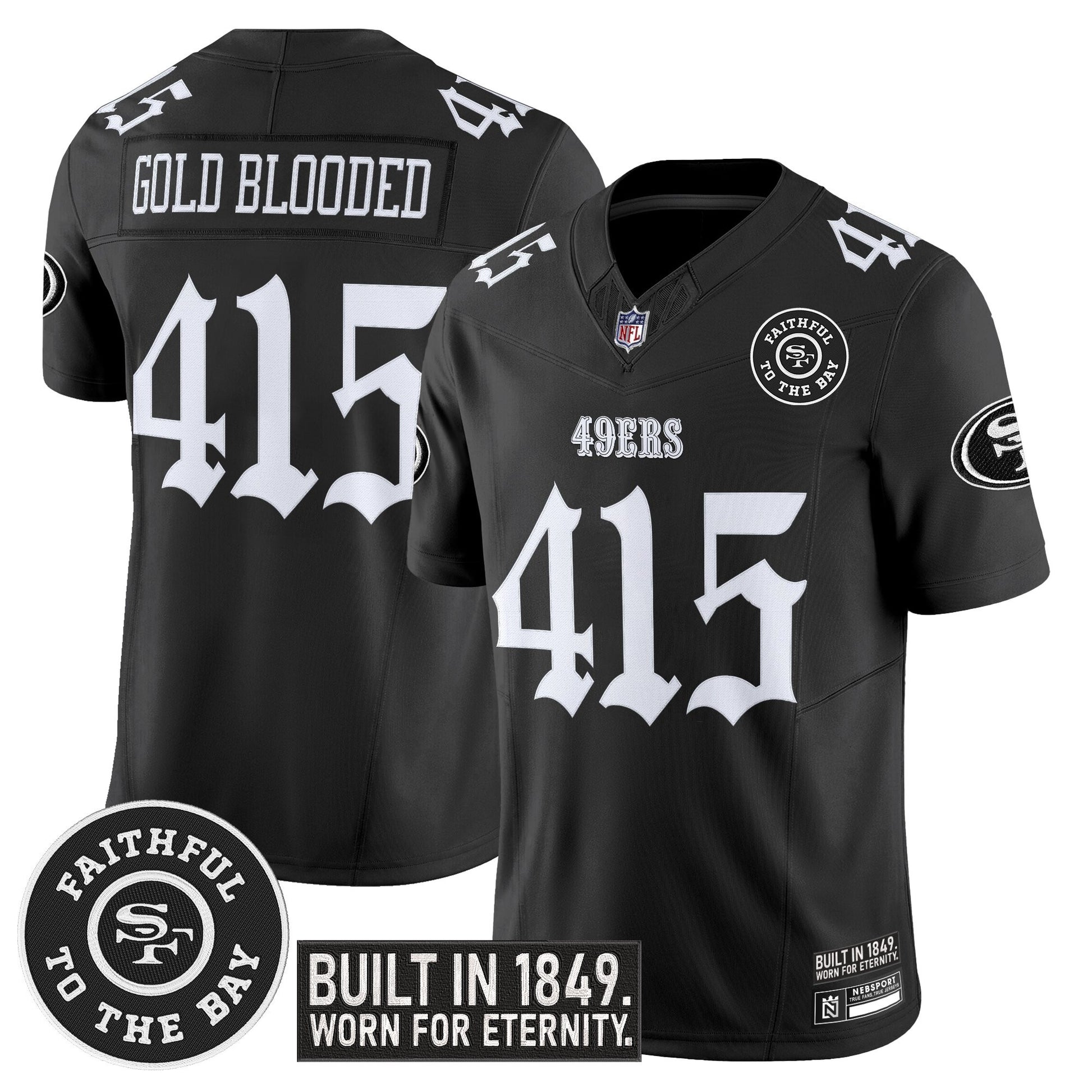 Black - Gold Blooded 415