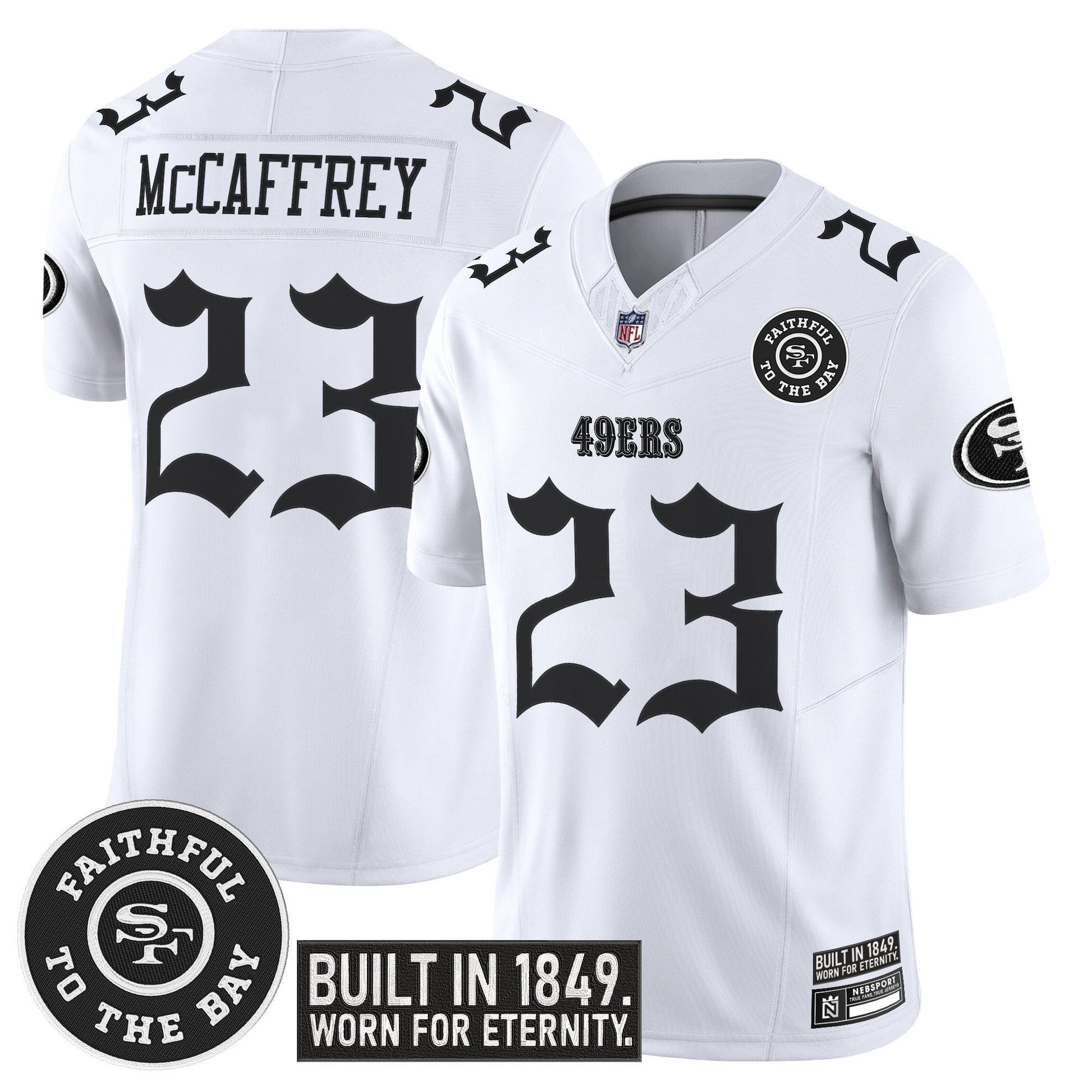 White - Christian McCaffrey