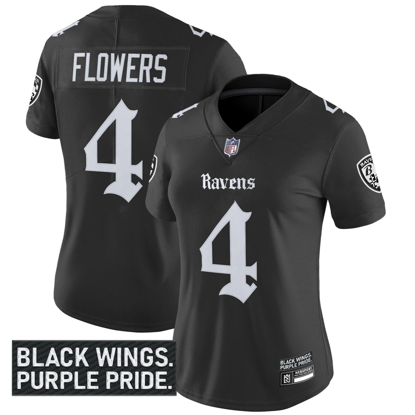 Black - Zay Flowers