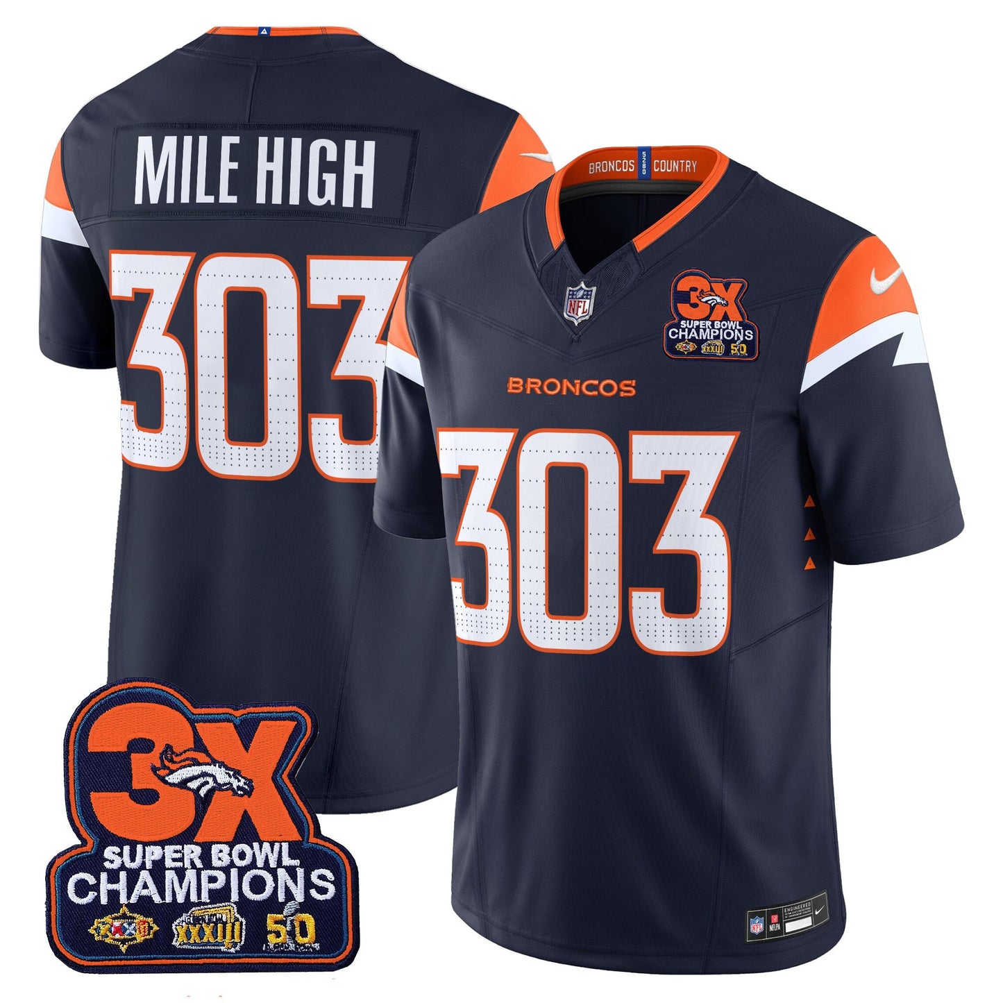 Navy - Mile High 303