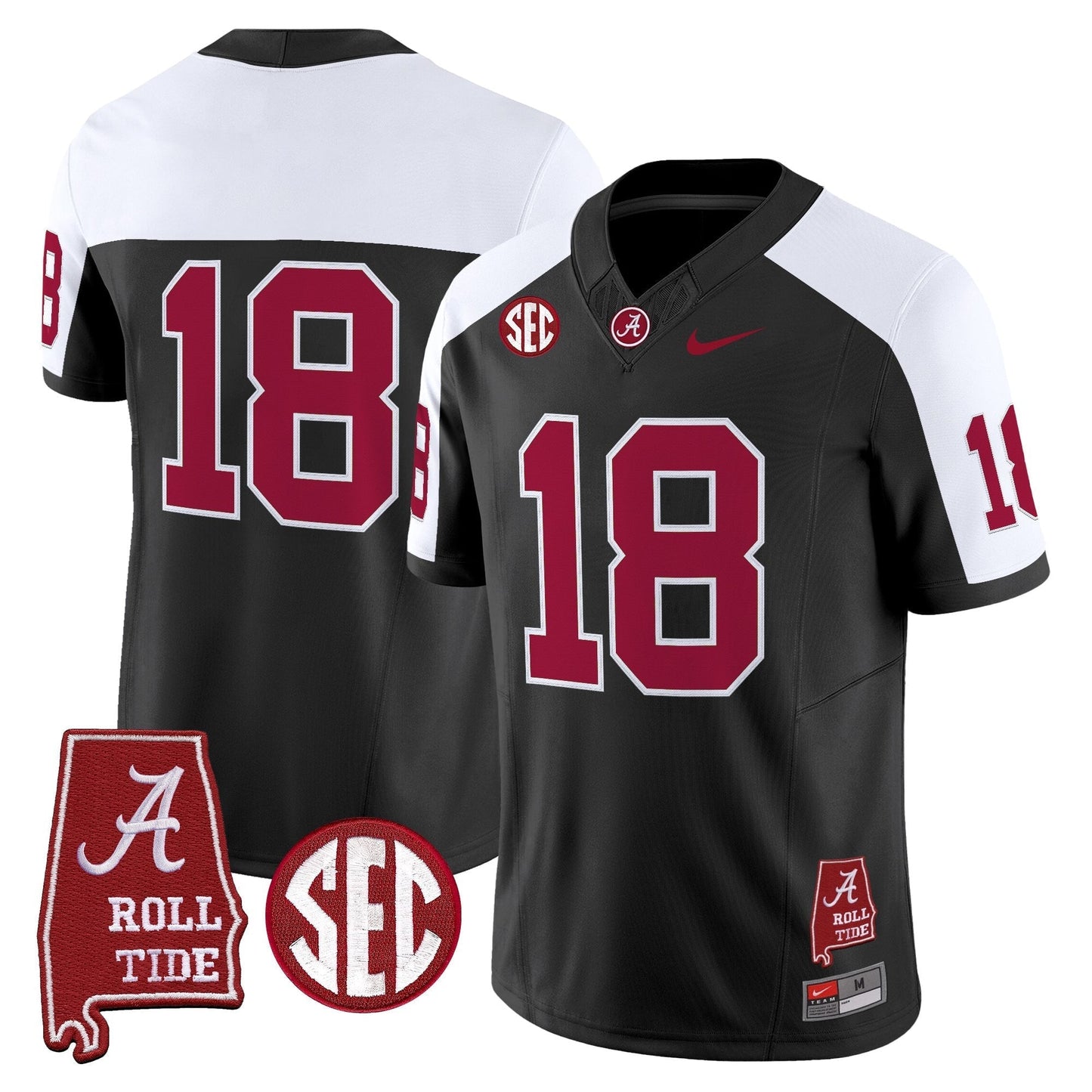 Black Alternate - #18 Crimson