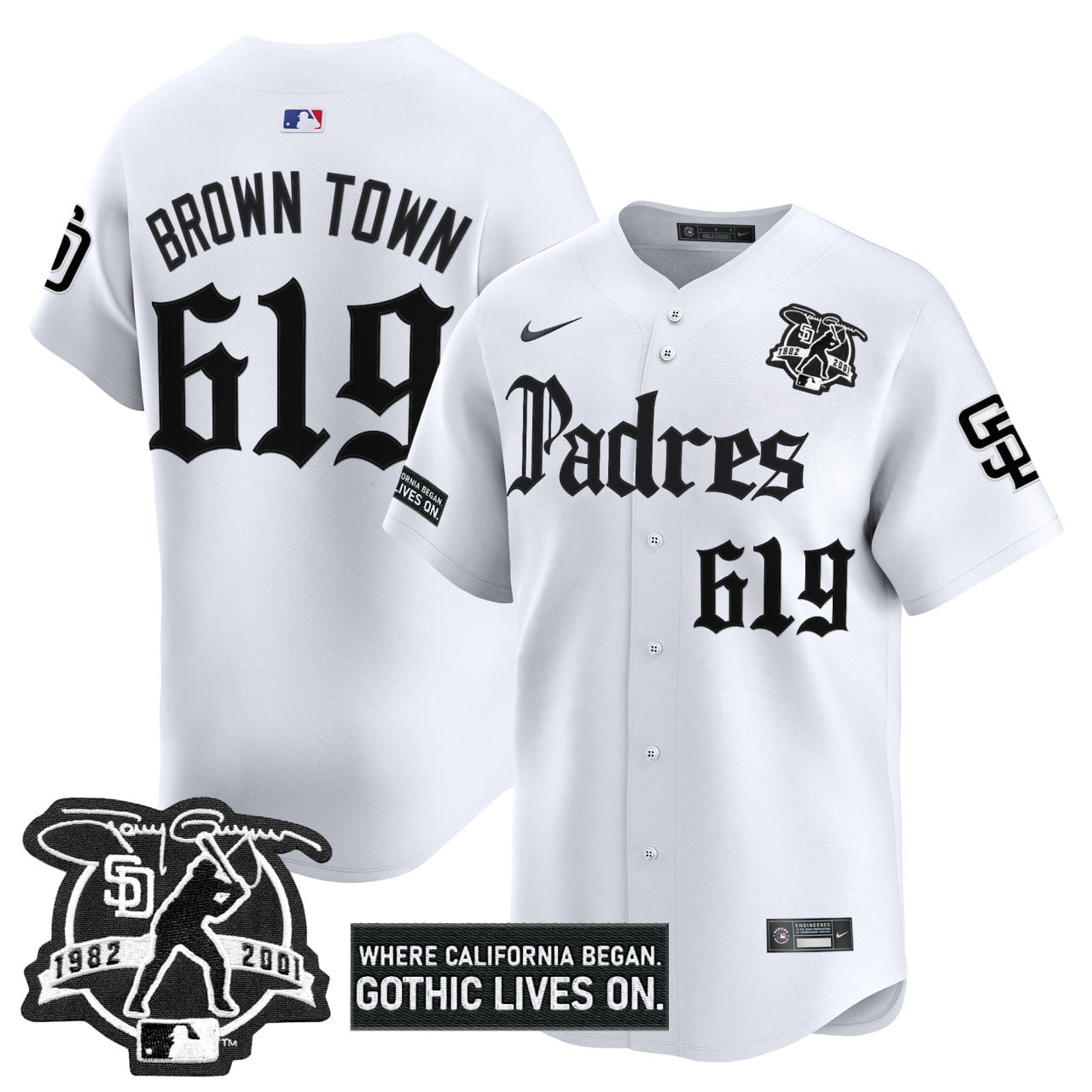 White - Brown Town 619