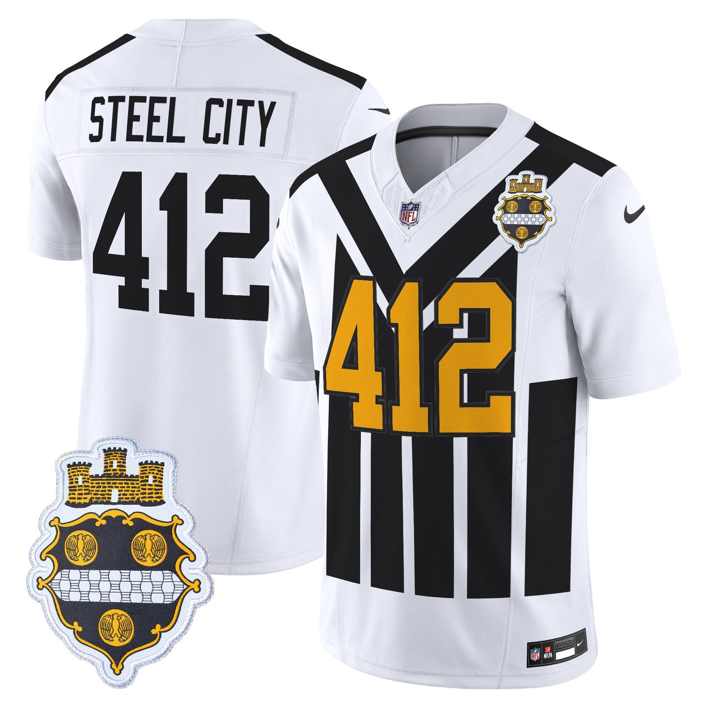 White - Steel City 412