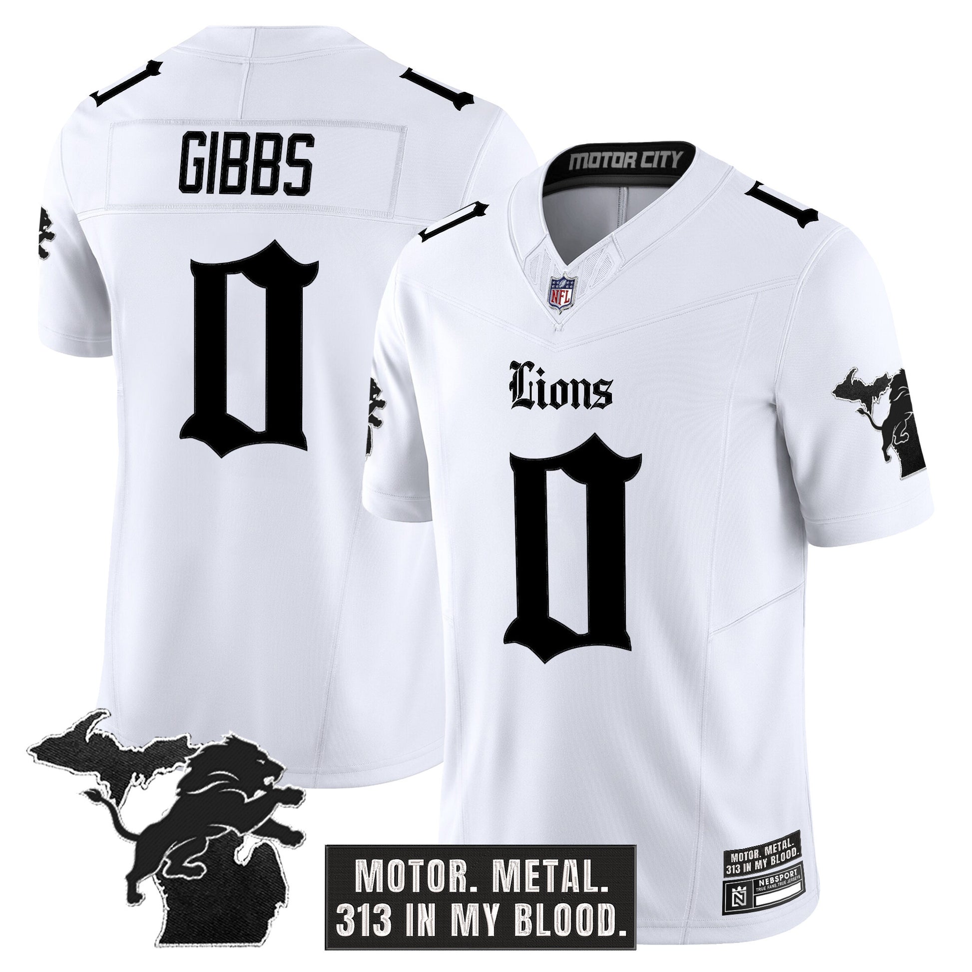 White - Jahmyr Gibbs