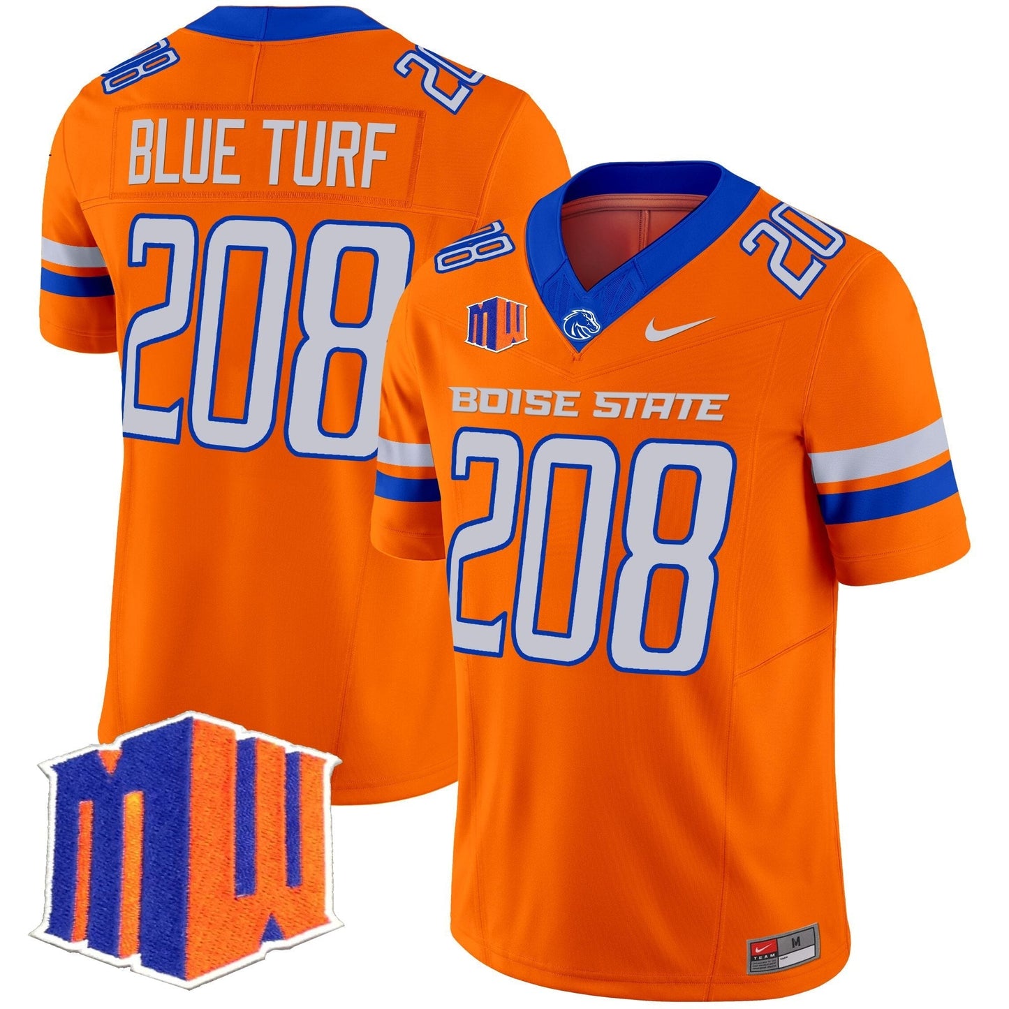 Orange - Blue Turf 208