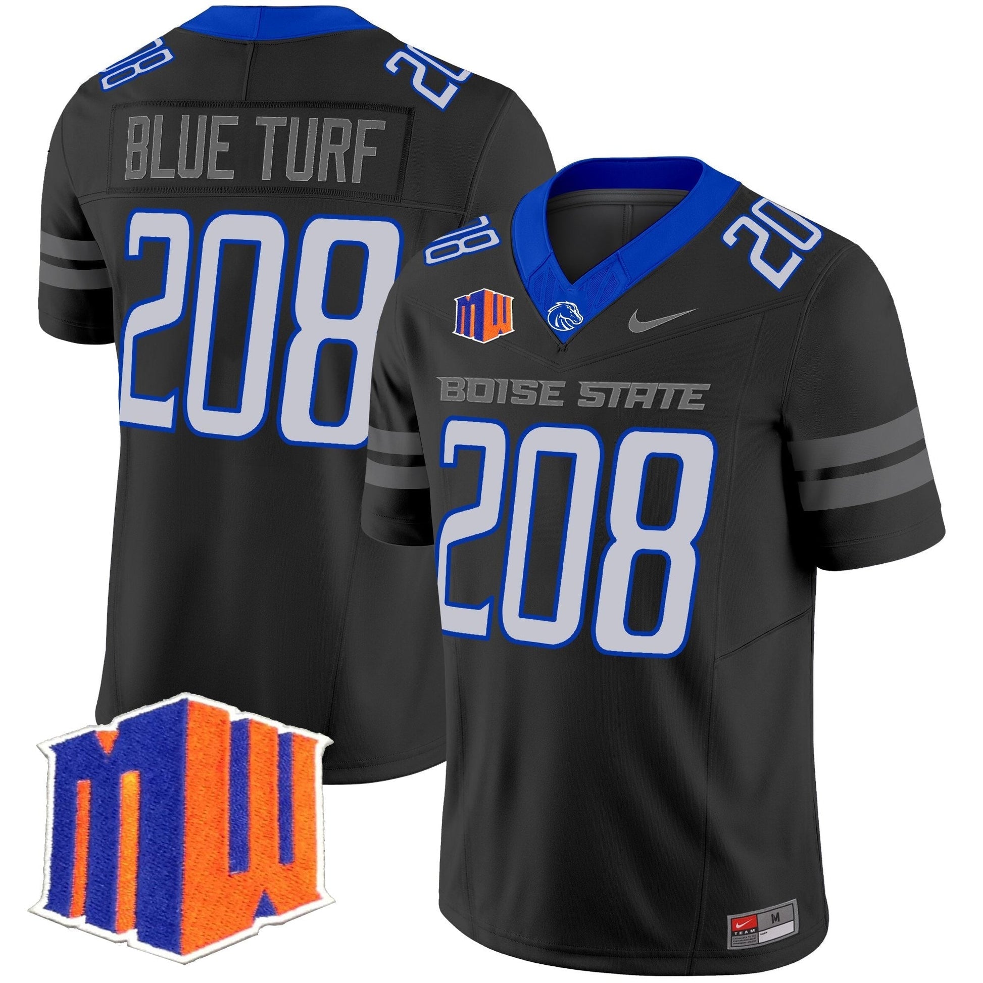Black - Blue Turf 208