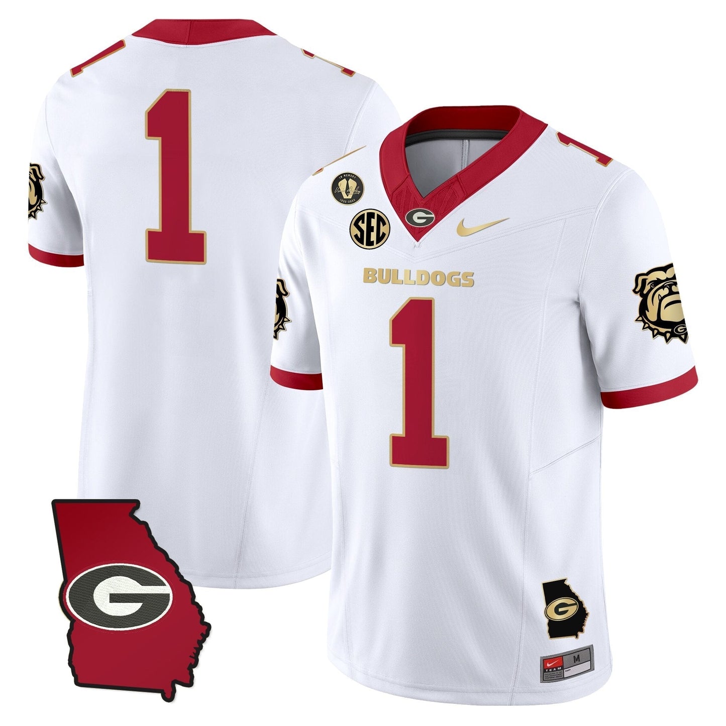 White Gold Trim - #1 Team