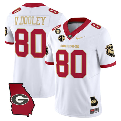 White Gold Trim - Vince Dooley