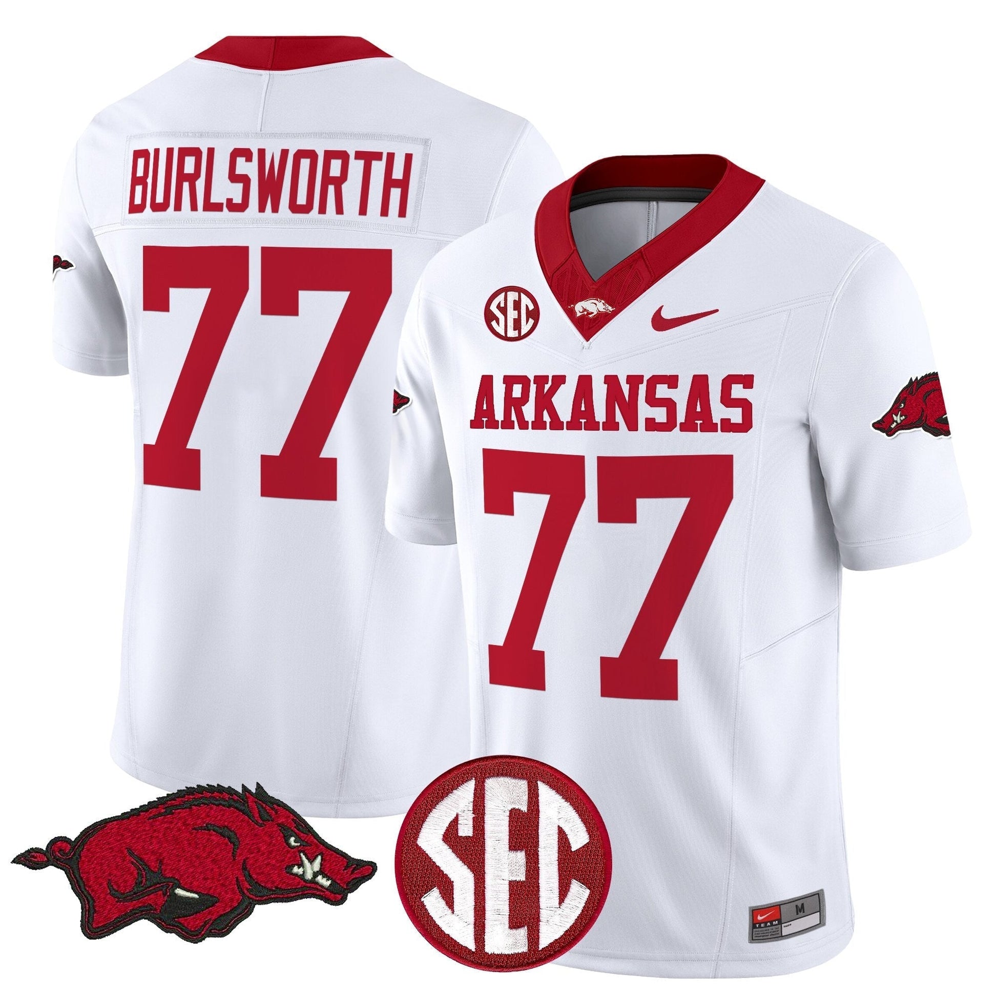 White - Brandon Burlsworth