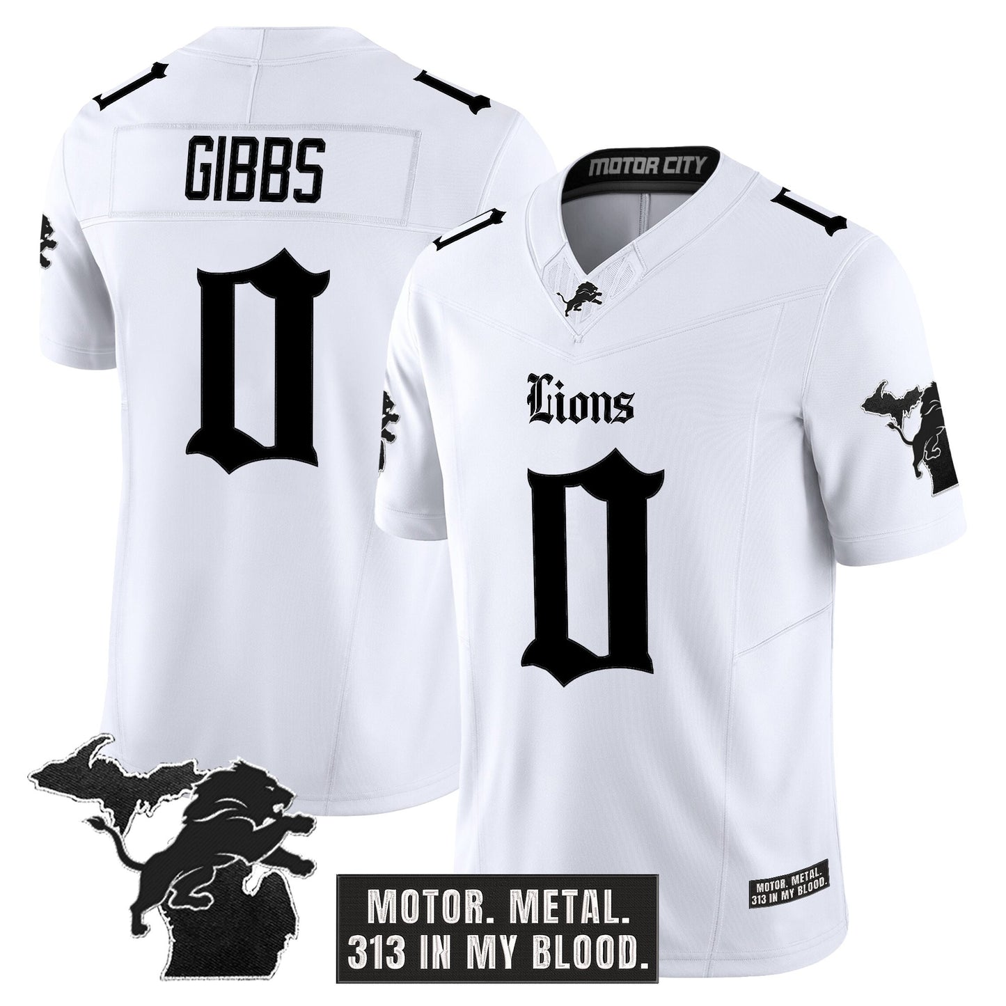 White - Jahmyr Gibbs