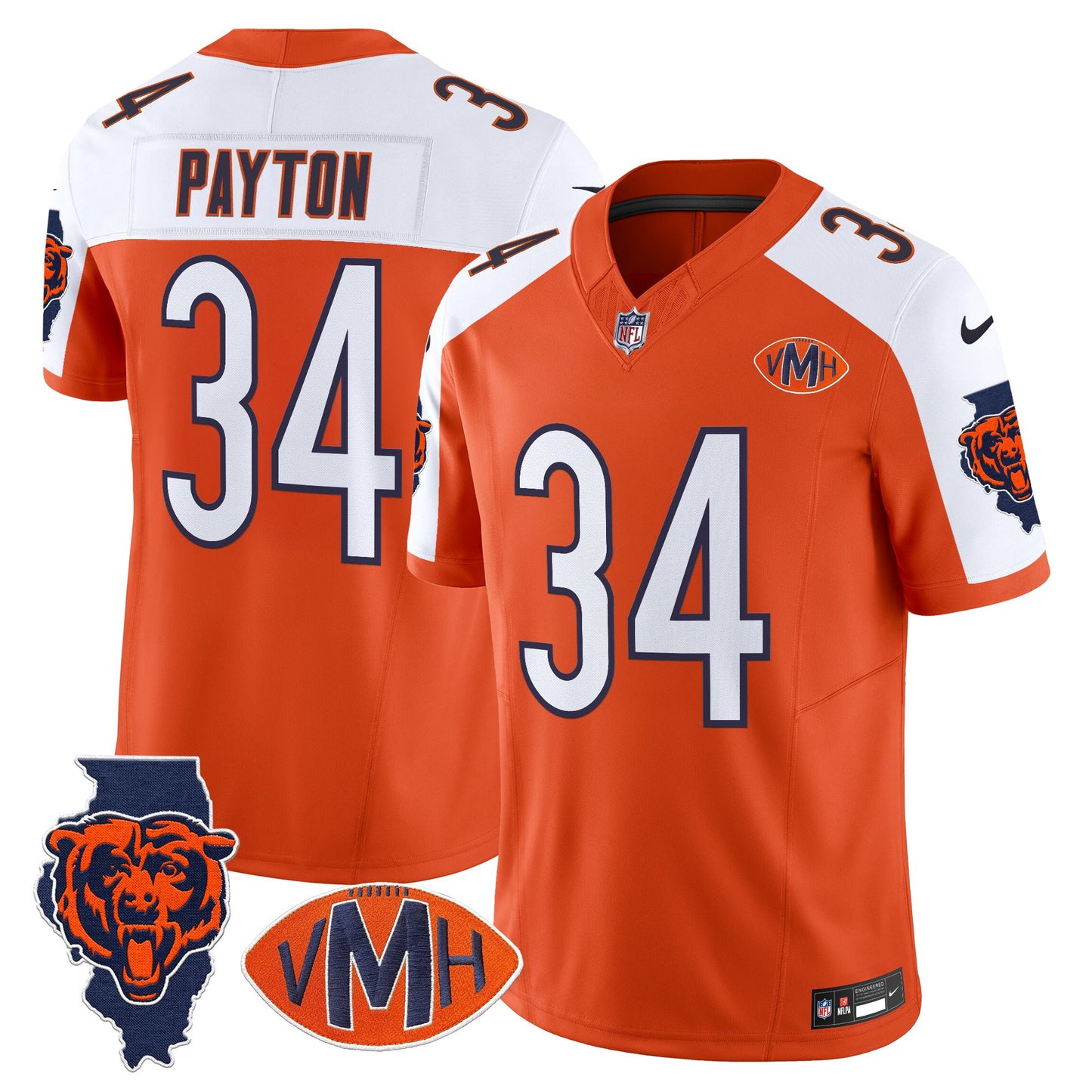 Orange Alternate - Walter Payton