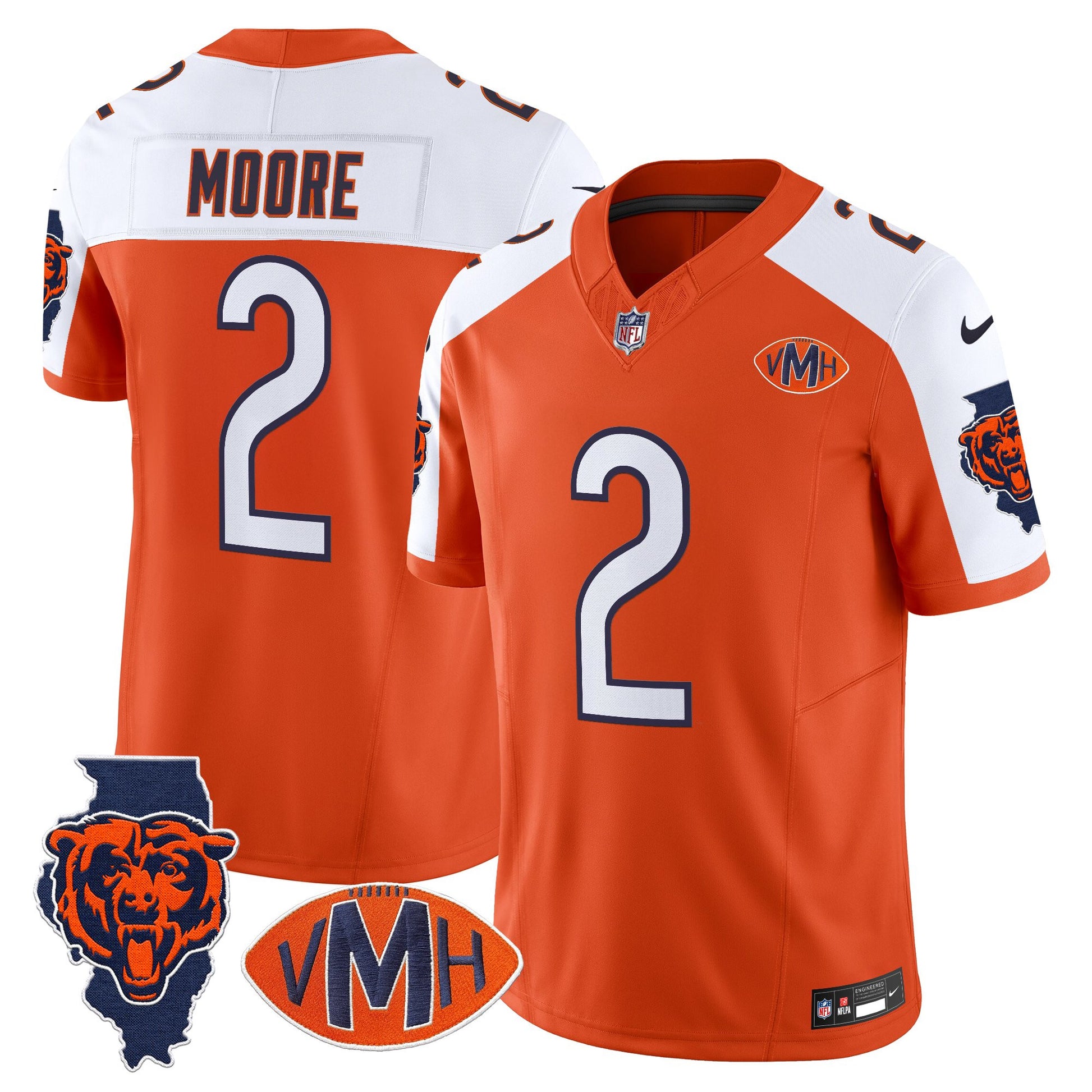 Orange Alternate - D.J. Moore