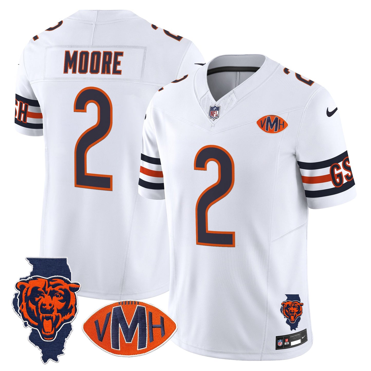 White - D.J. Moore