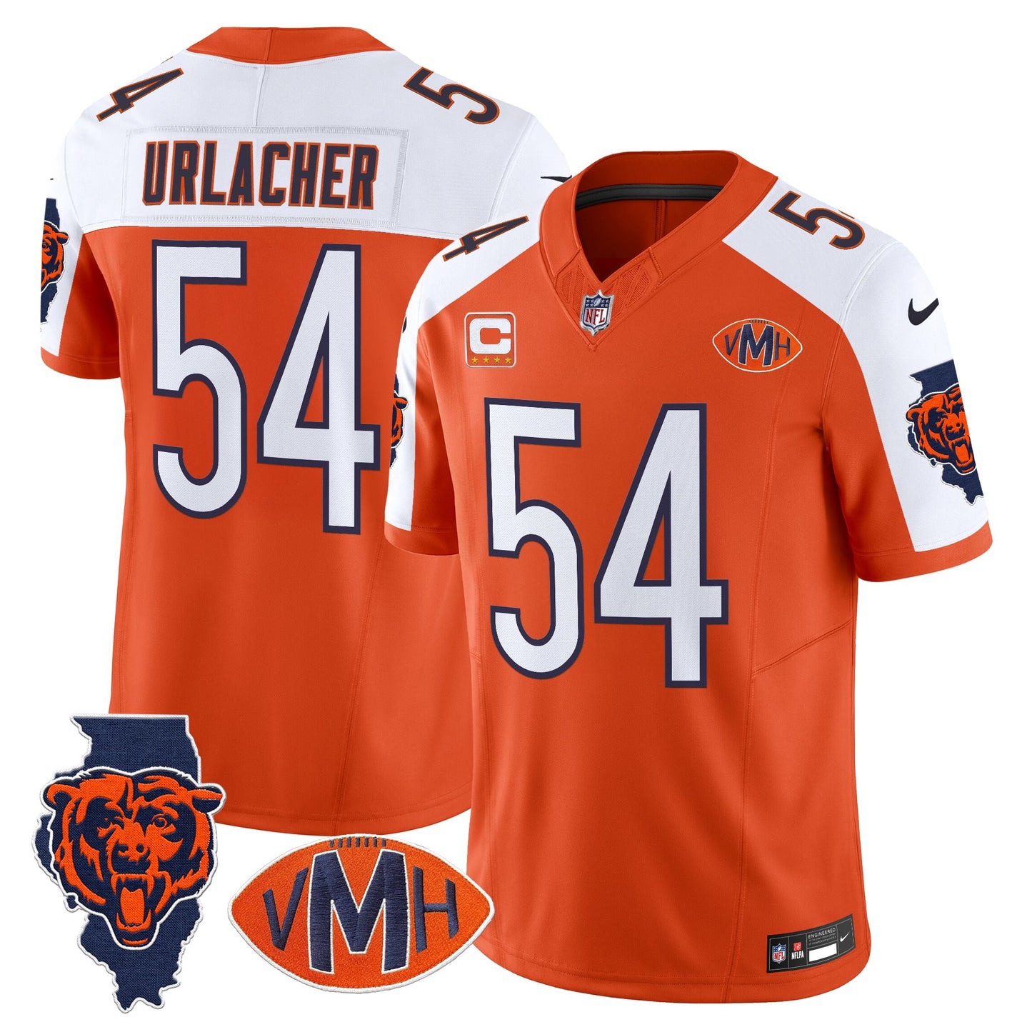 Orange Alternate - Brian Urlacher