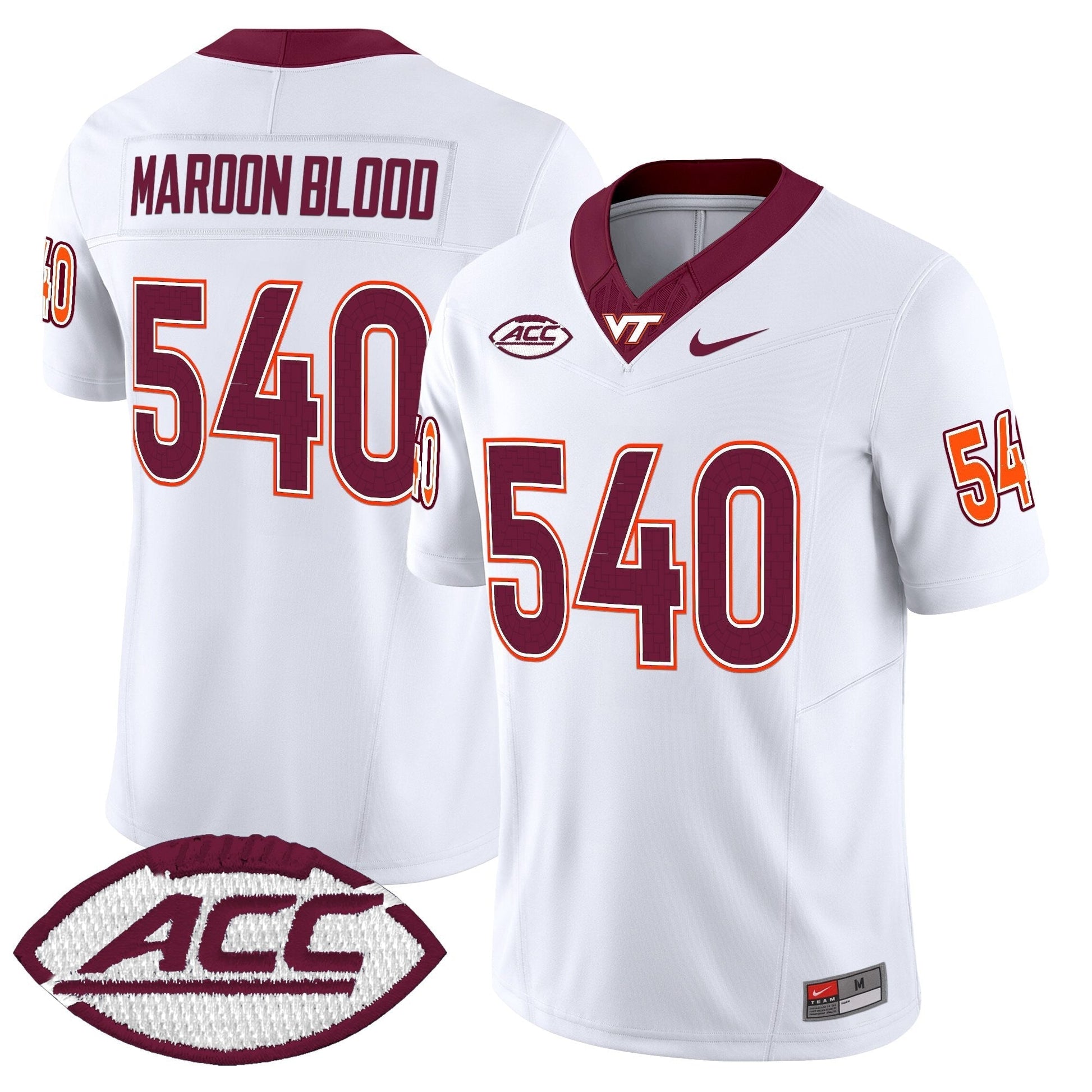 White - Maroon Blood 540