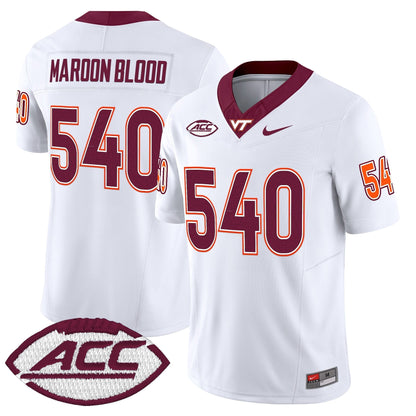 White - Maroon Blood 540