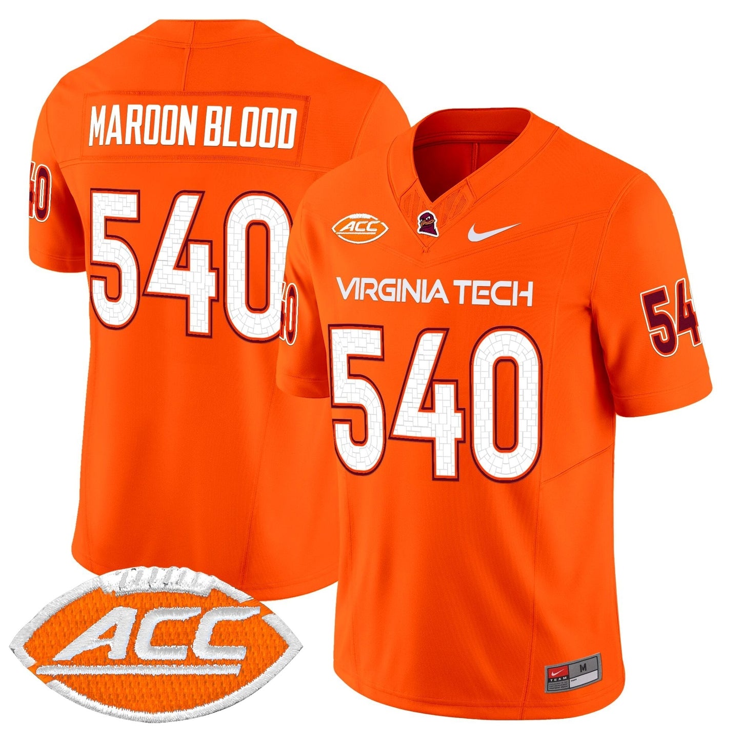 Orange - Maroon Blood 540