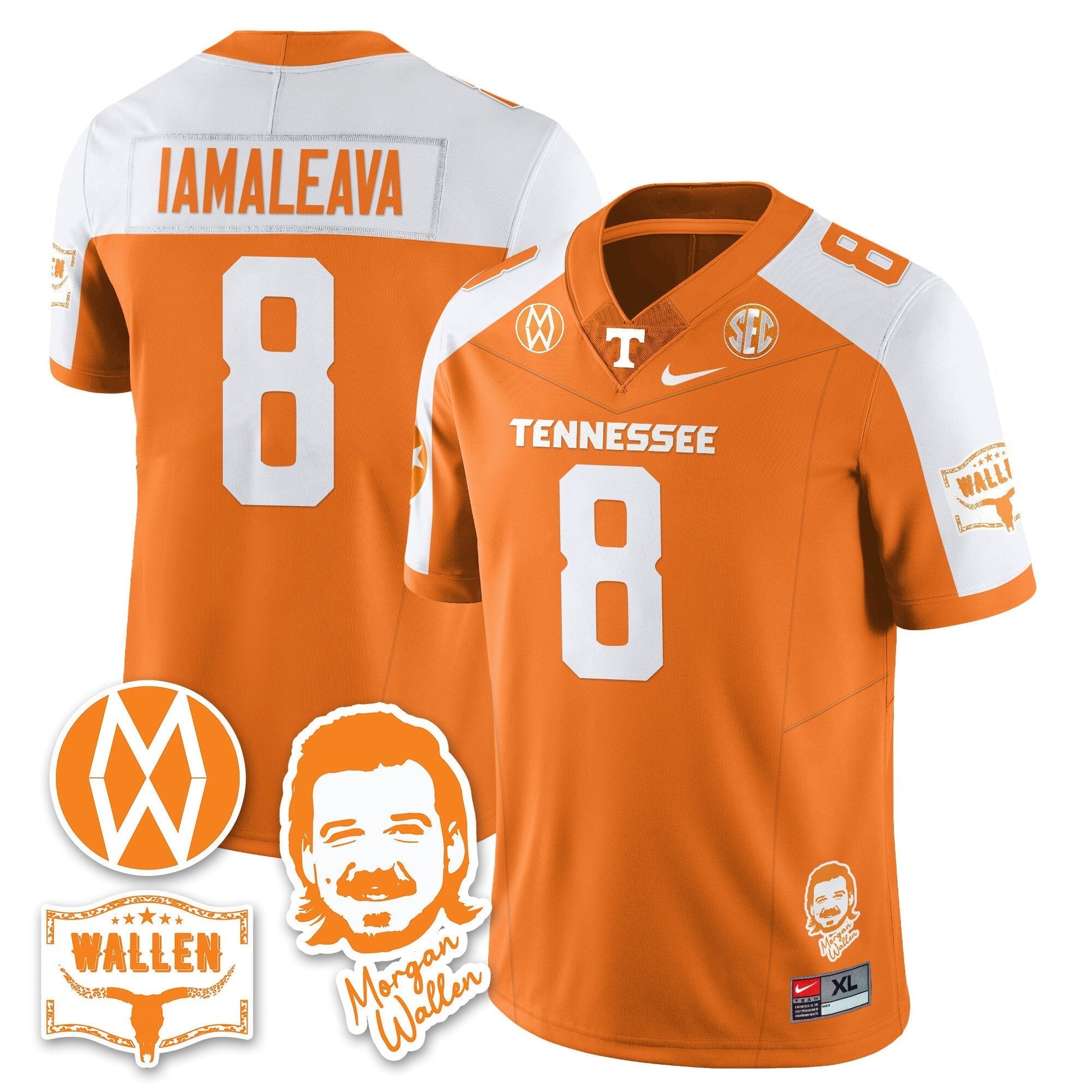 Orange Alternate - Nico Iamaleava - 8