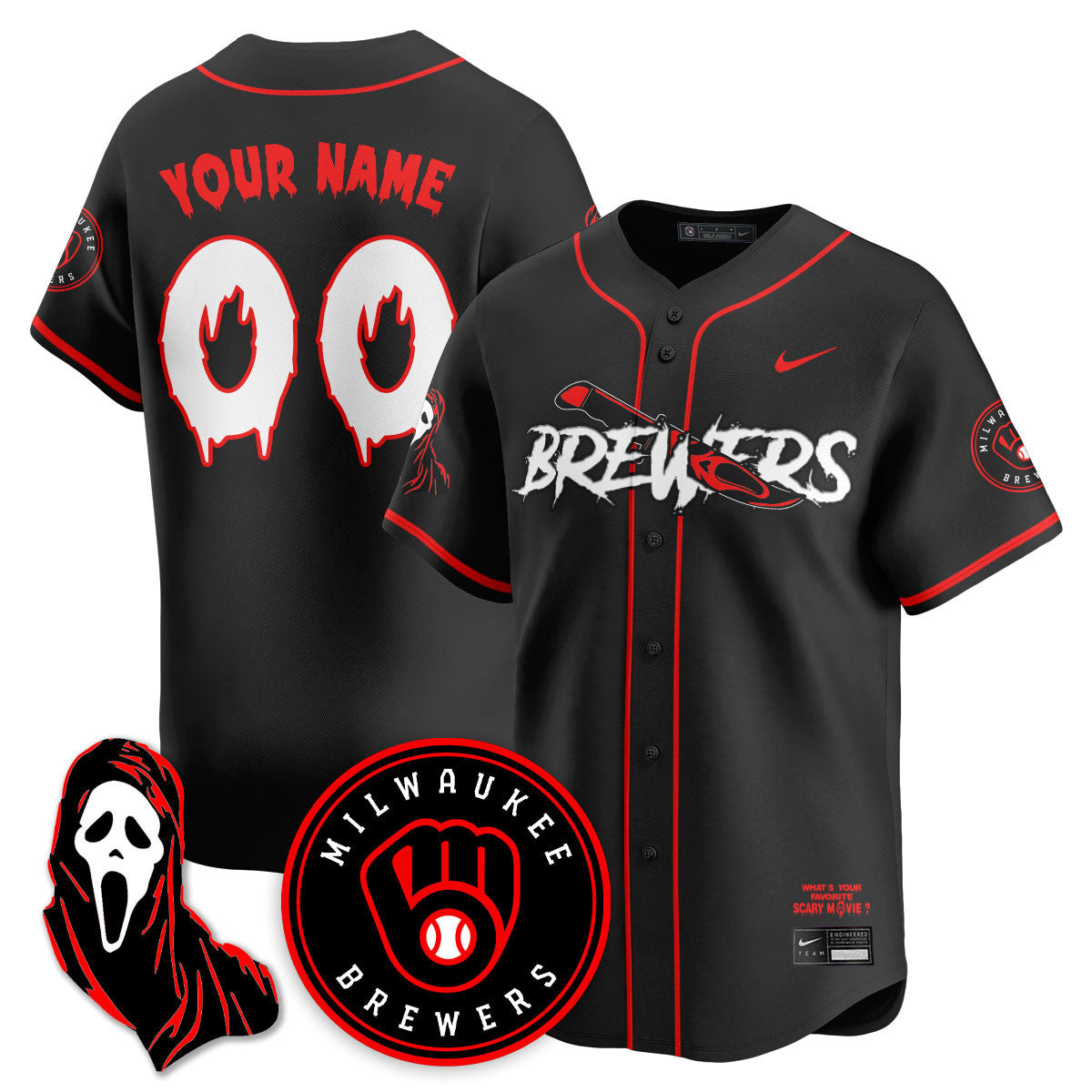 "Scream Ghostface" Jersey