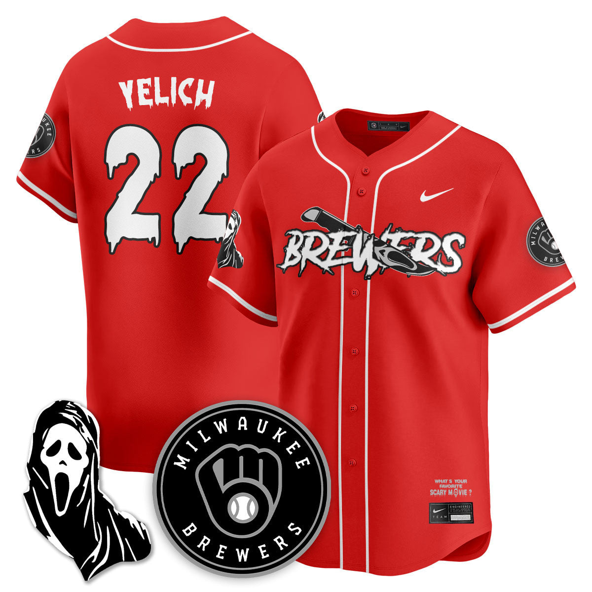 Red - Christian Yelich - 22