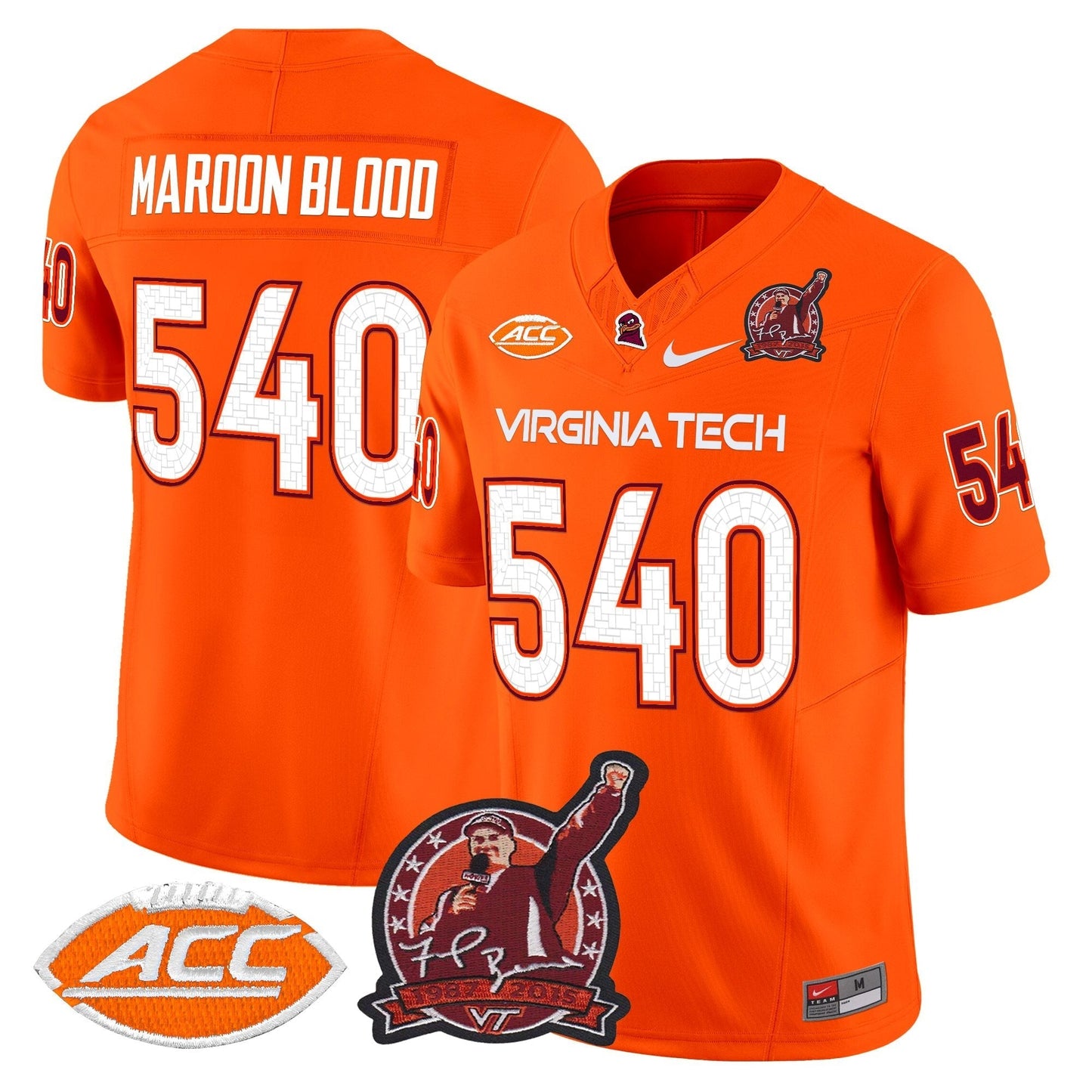 Orange - Maroon Blood 540