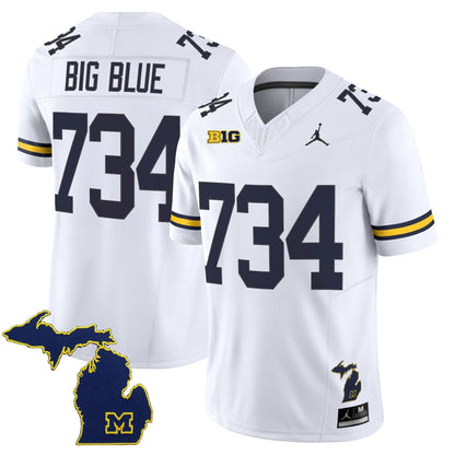 White - Big Blue 734