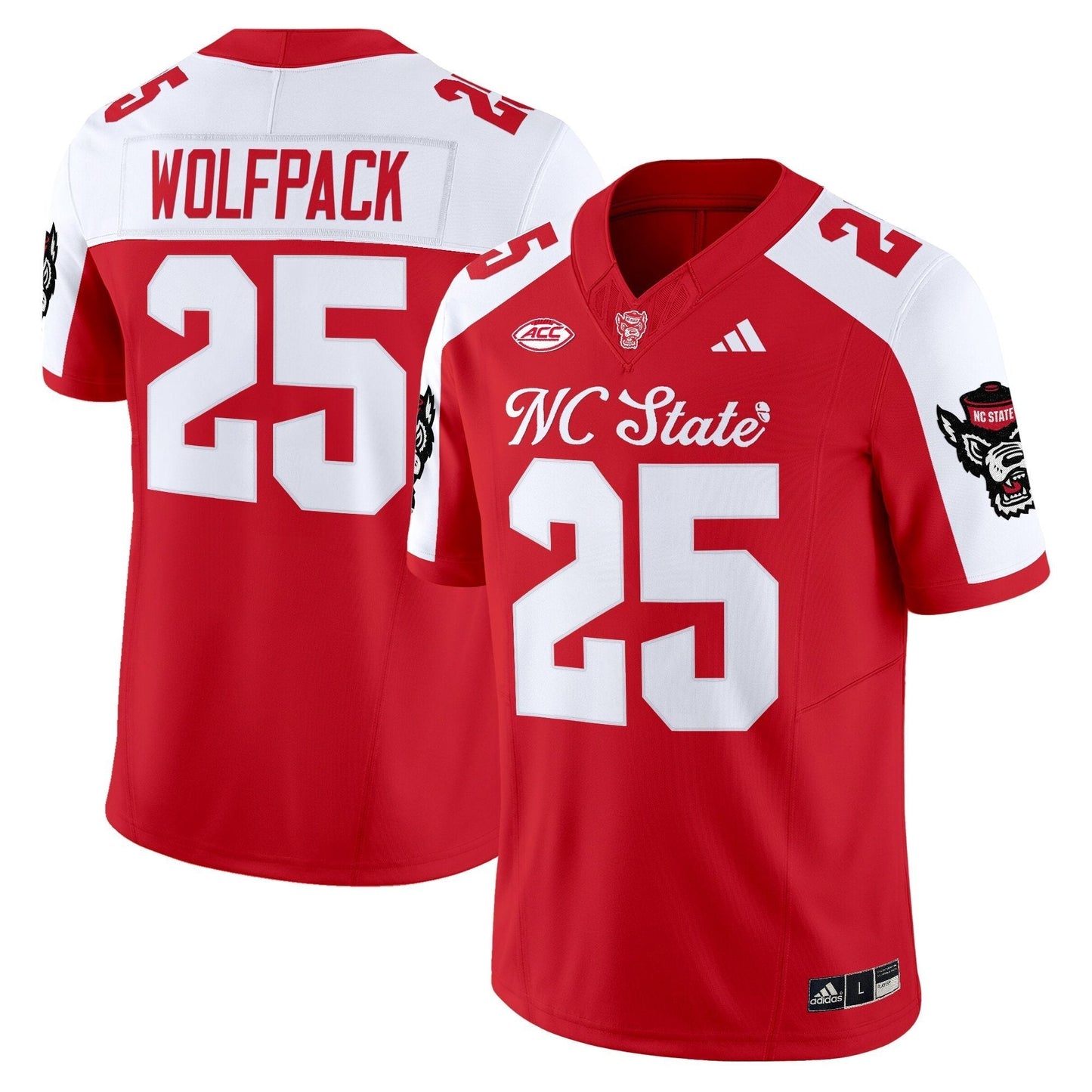 Red Alternate - #25 Wolfpack