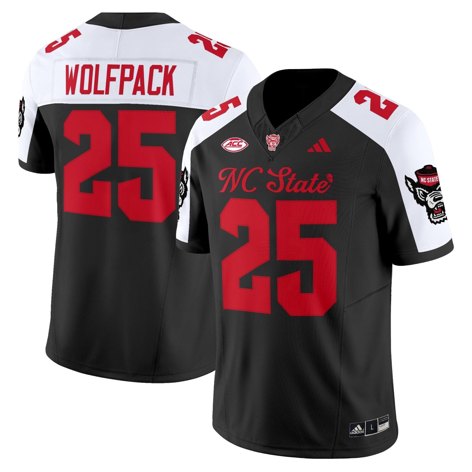 Black Alternate - #25 Wolfpack
