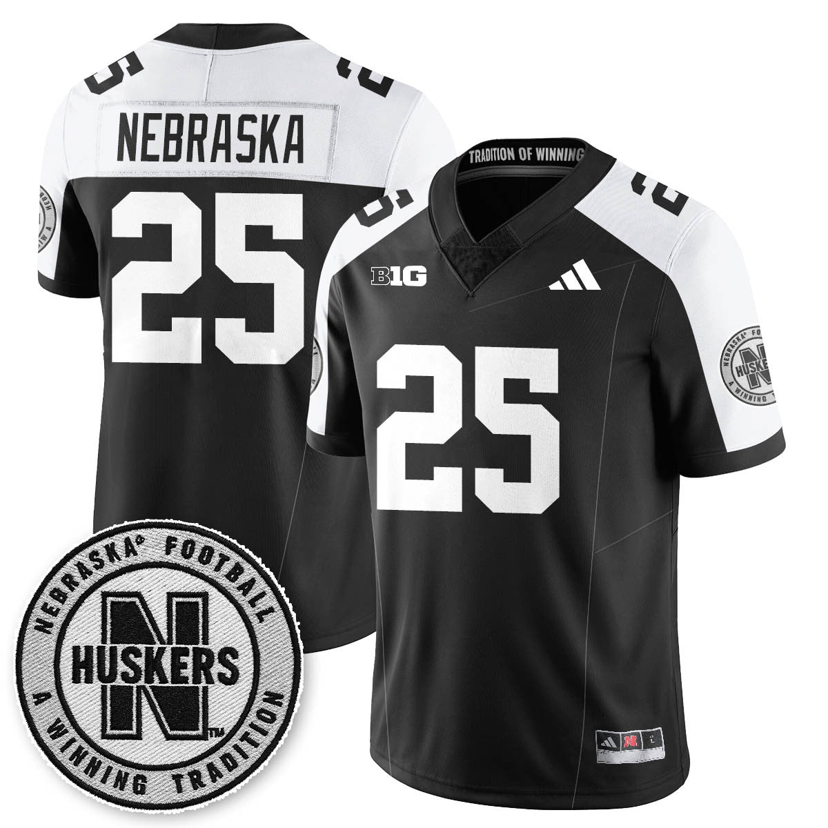 Black Alternate - Nebraska - 25