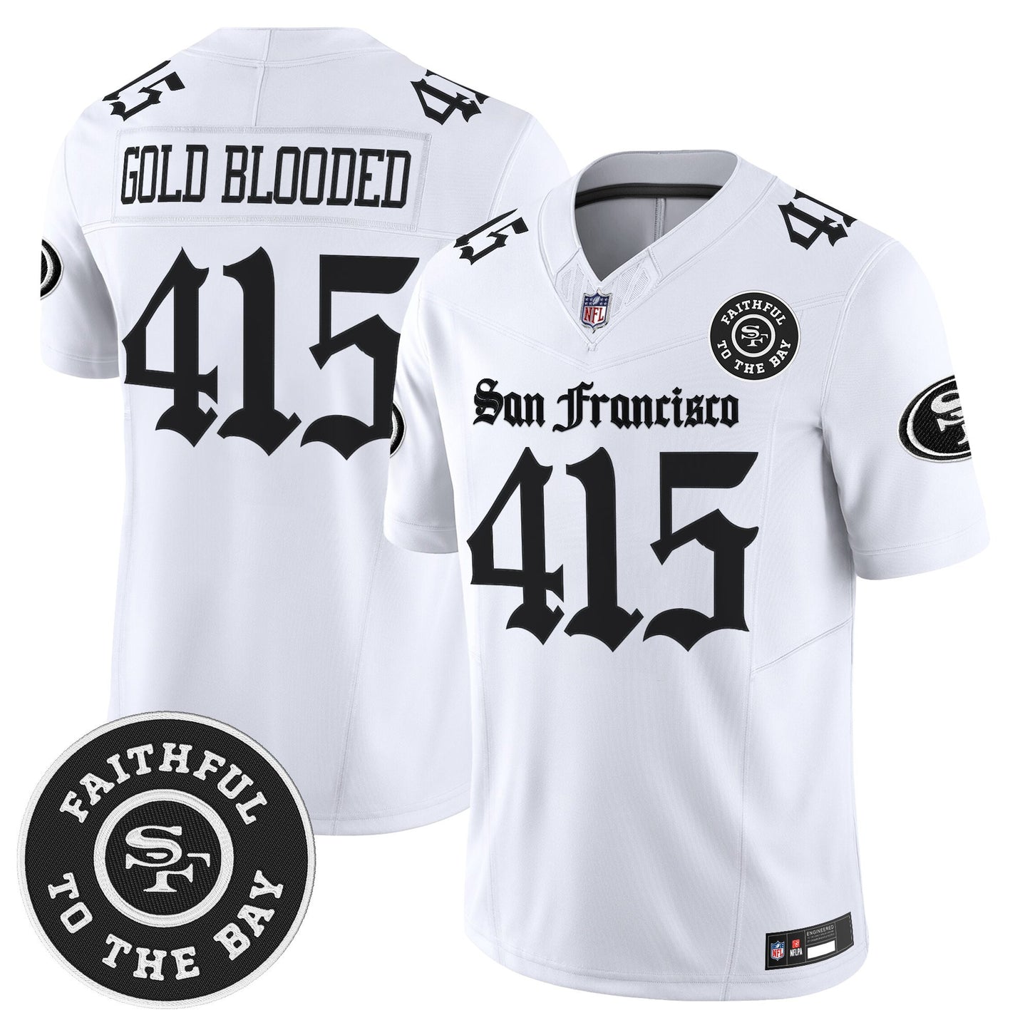 White - Gold Blooded 415