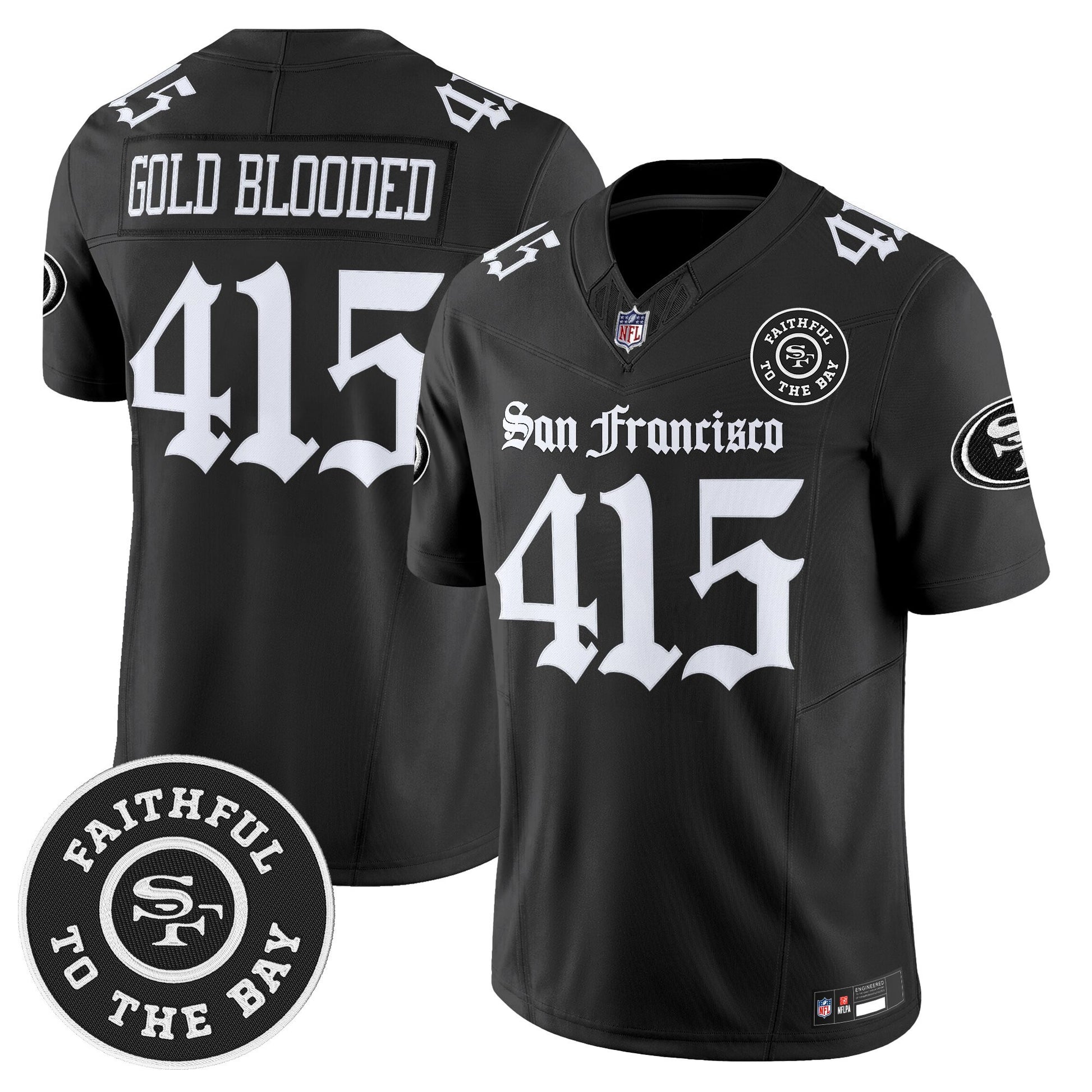 Black - Gold Blooded 415