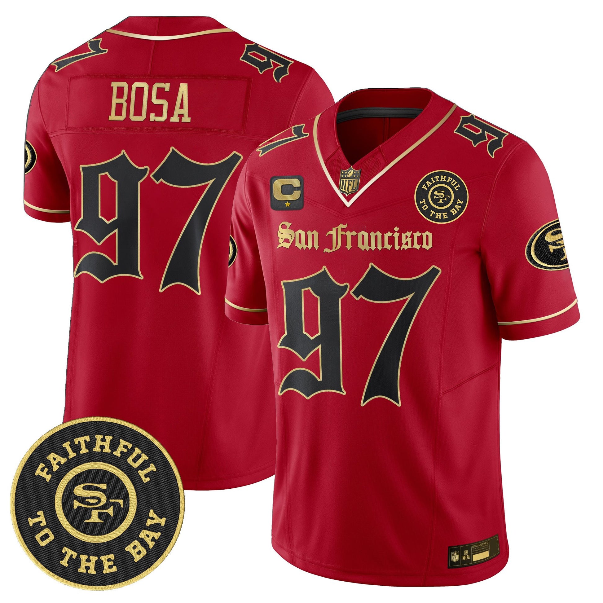Black-Red Gold - Nick Bosa