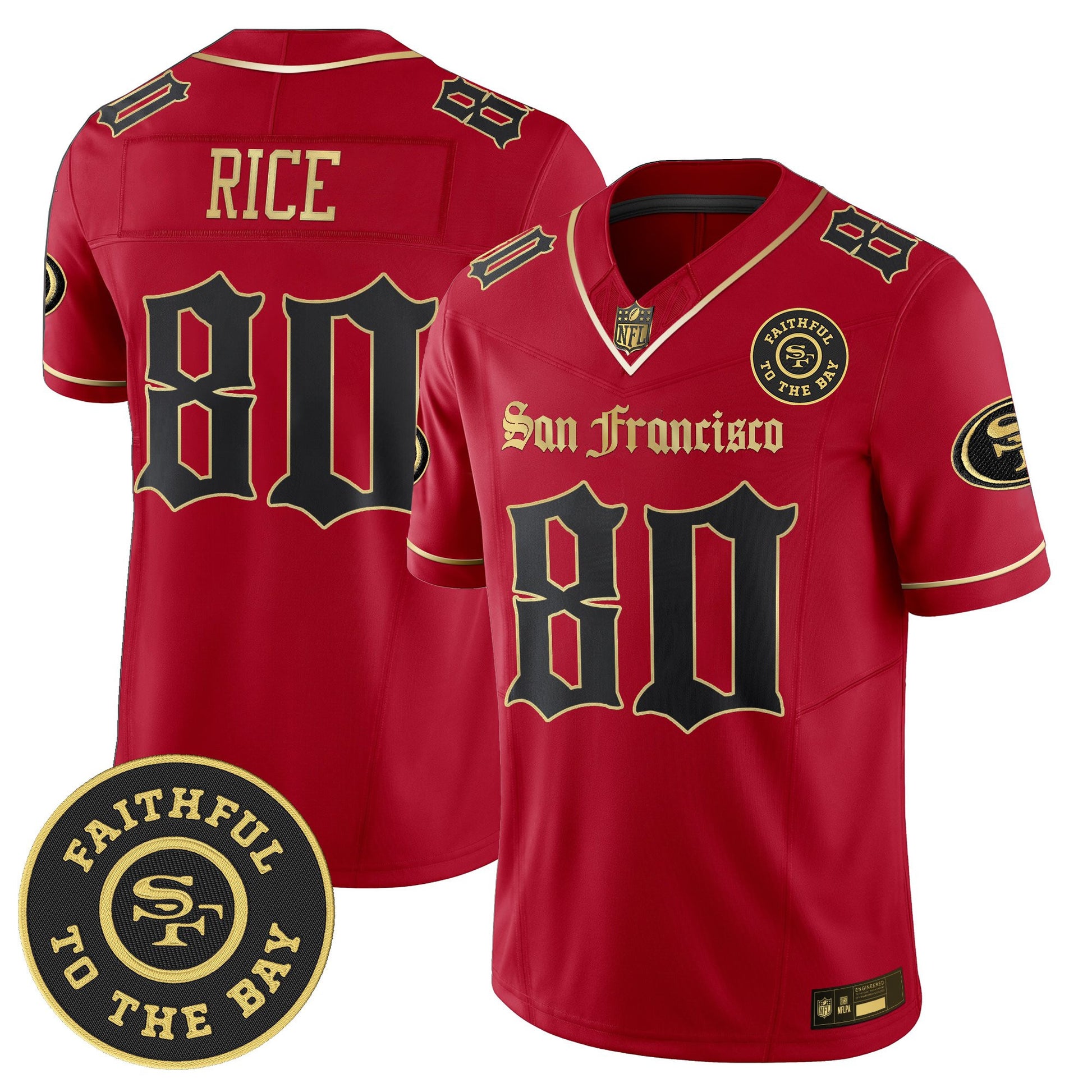 Black-Red Gold - Jerry Rice