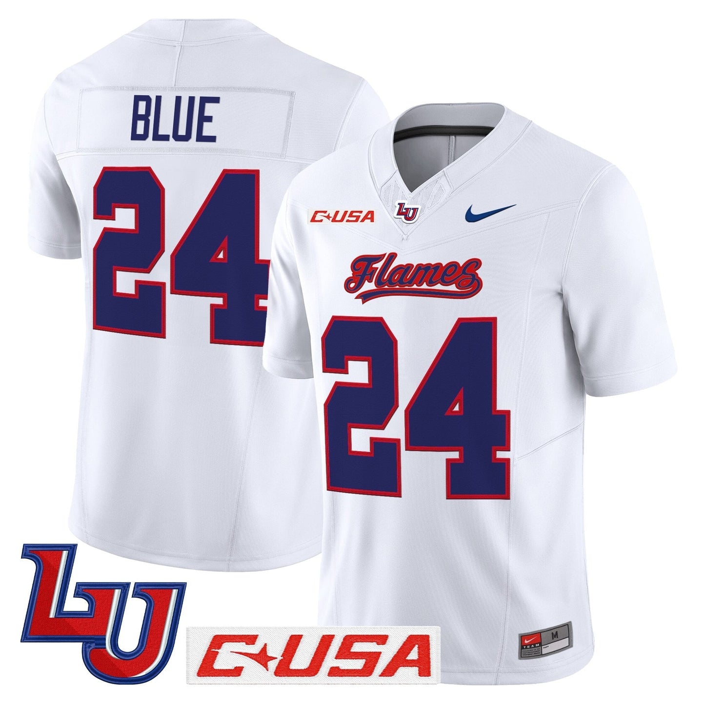 White - Vaughn Blue