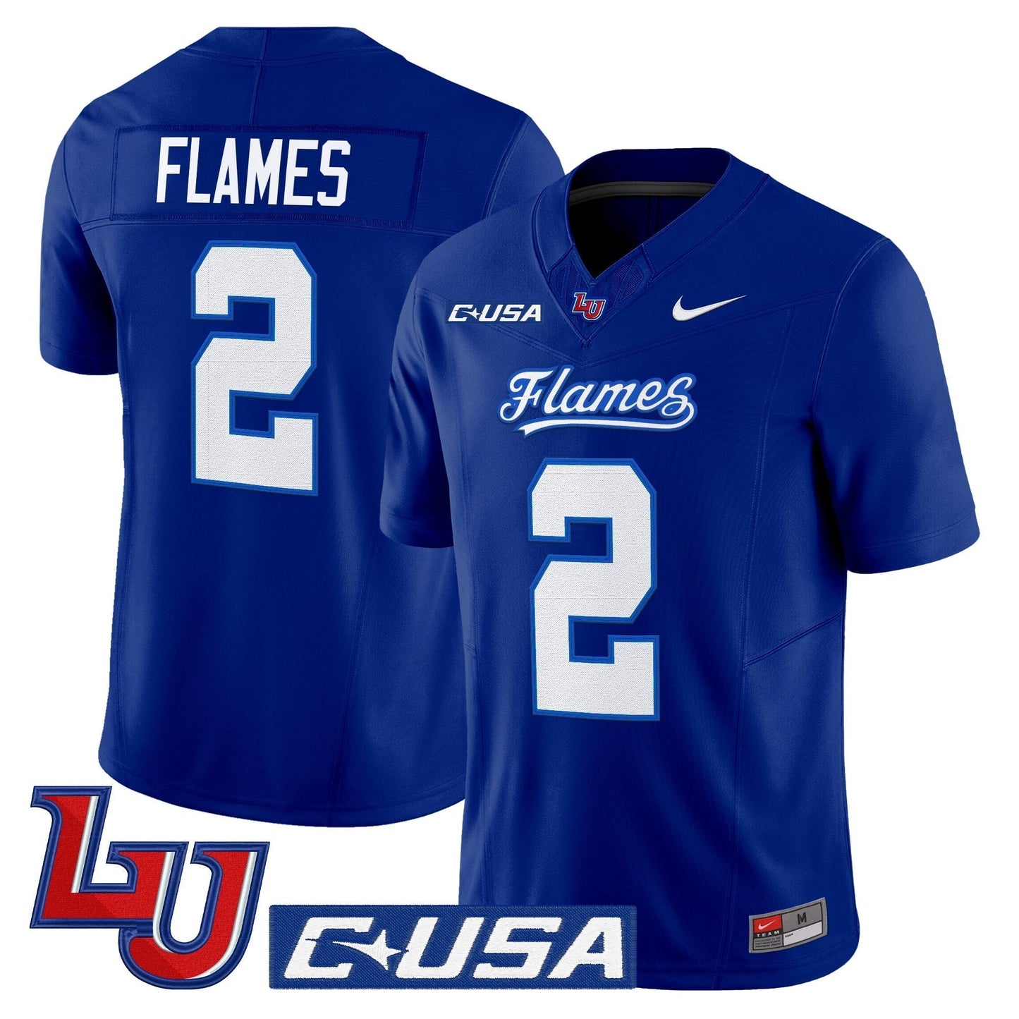 Mono-Navy - #25 Flames