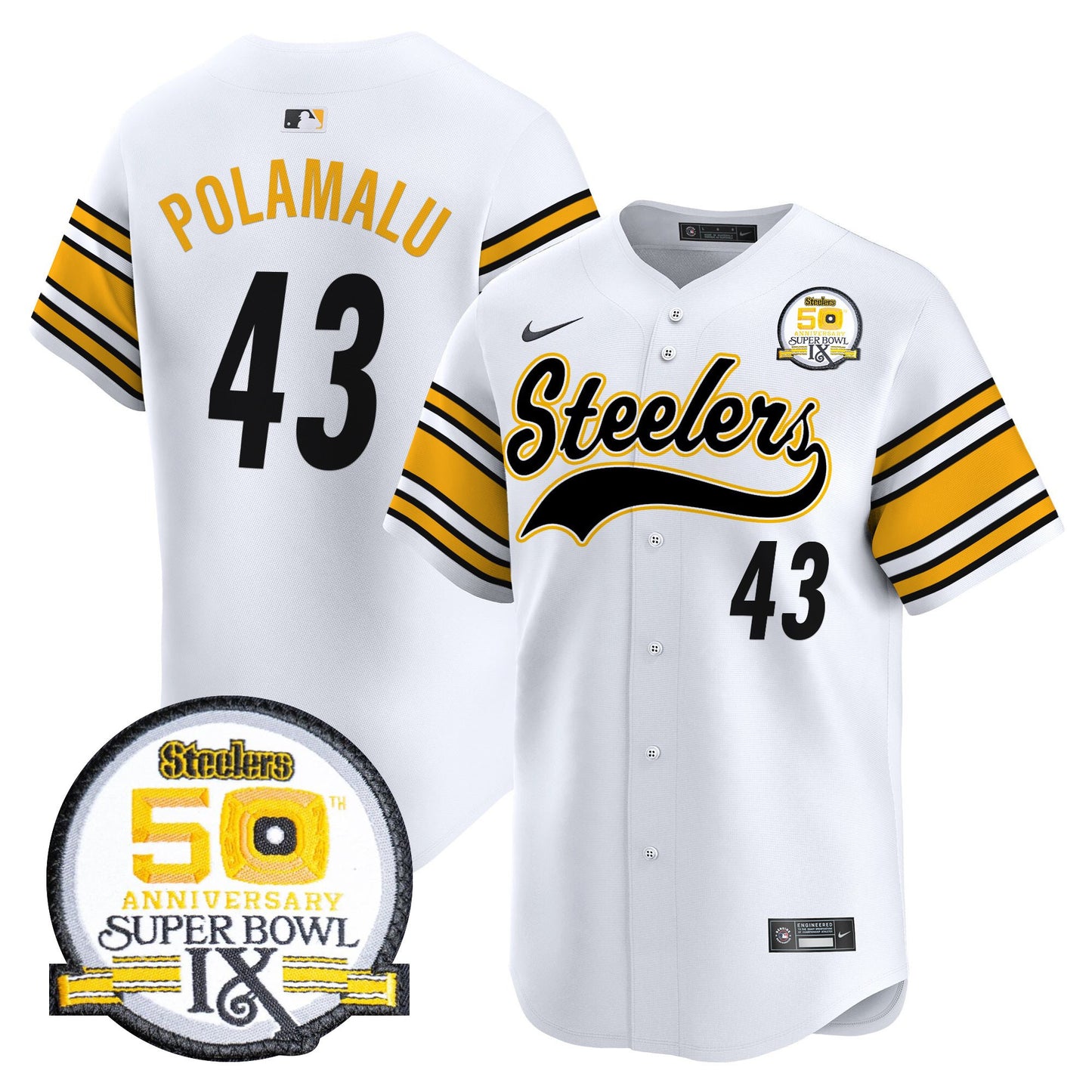White - Troy Polamalu