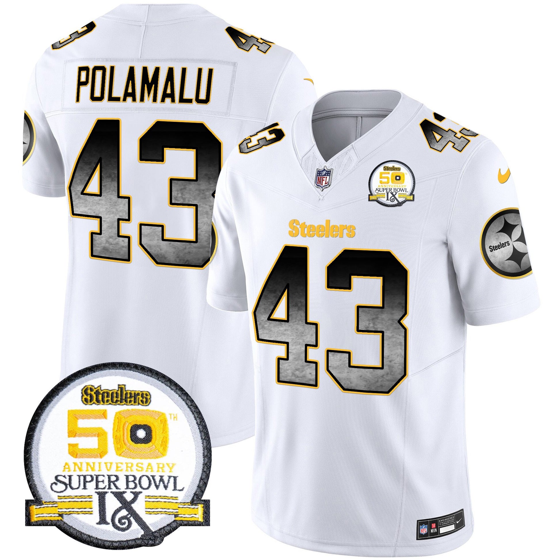 White - Troy Polamalu